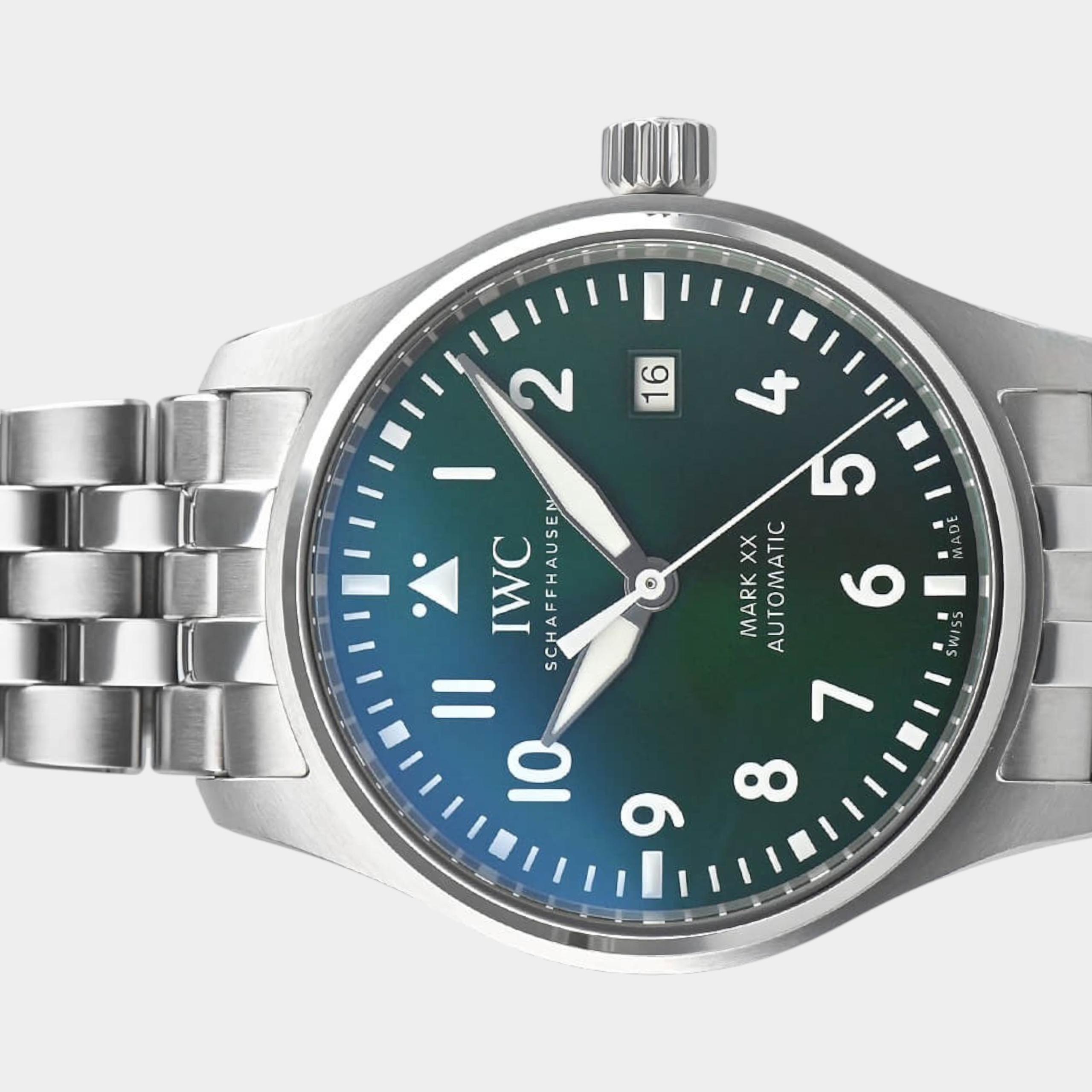 IWC Pilot Mark IW328206 | Green Dial Like new & unworn Men's watch/Unisex Buy in Switzerland