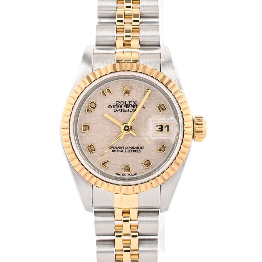 Rolex Datejust Ivory Jubilee Arabia 69173