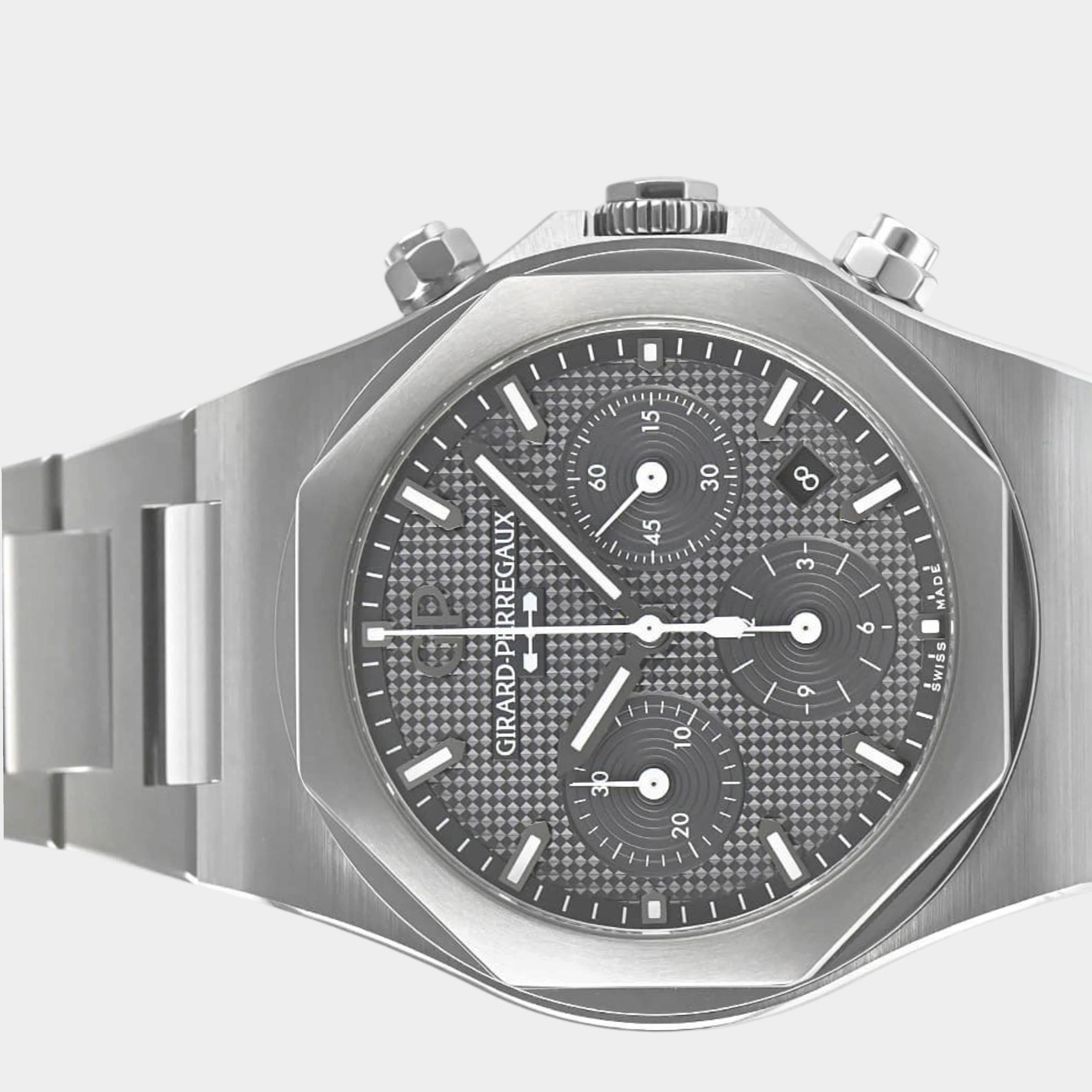 Girard Perregaux Laureato 81020-21-3263-1CM | Grey Dial Like new & unworn Men's watch/Unisex Buy in Switzerland