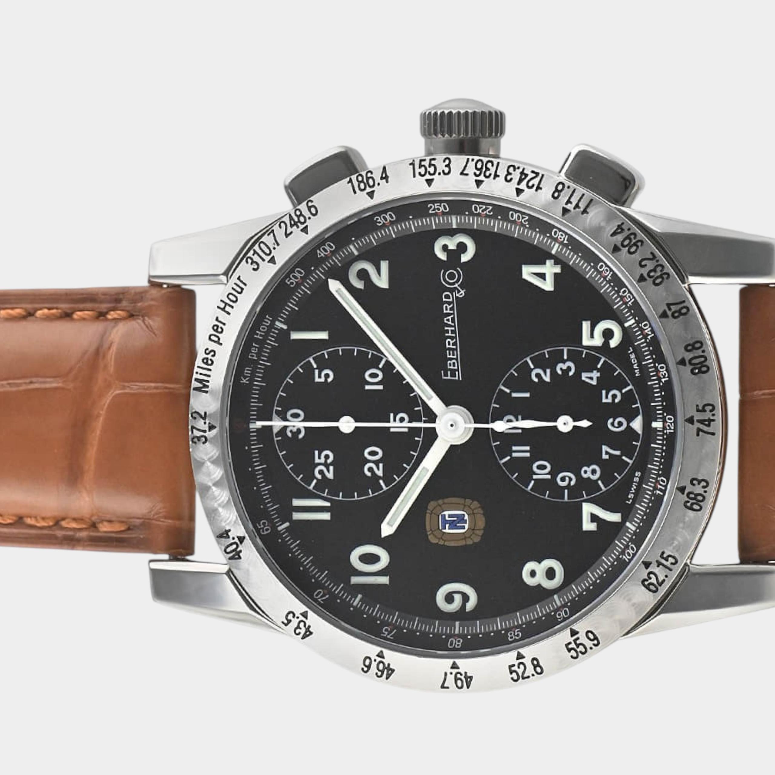 Eberhard & Co. Tazio Nuvolari 310305 | Black Dial Used (Very good) Men's watch/Unisex Buy in Switzerland