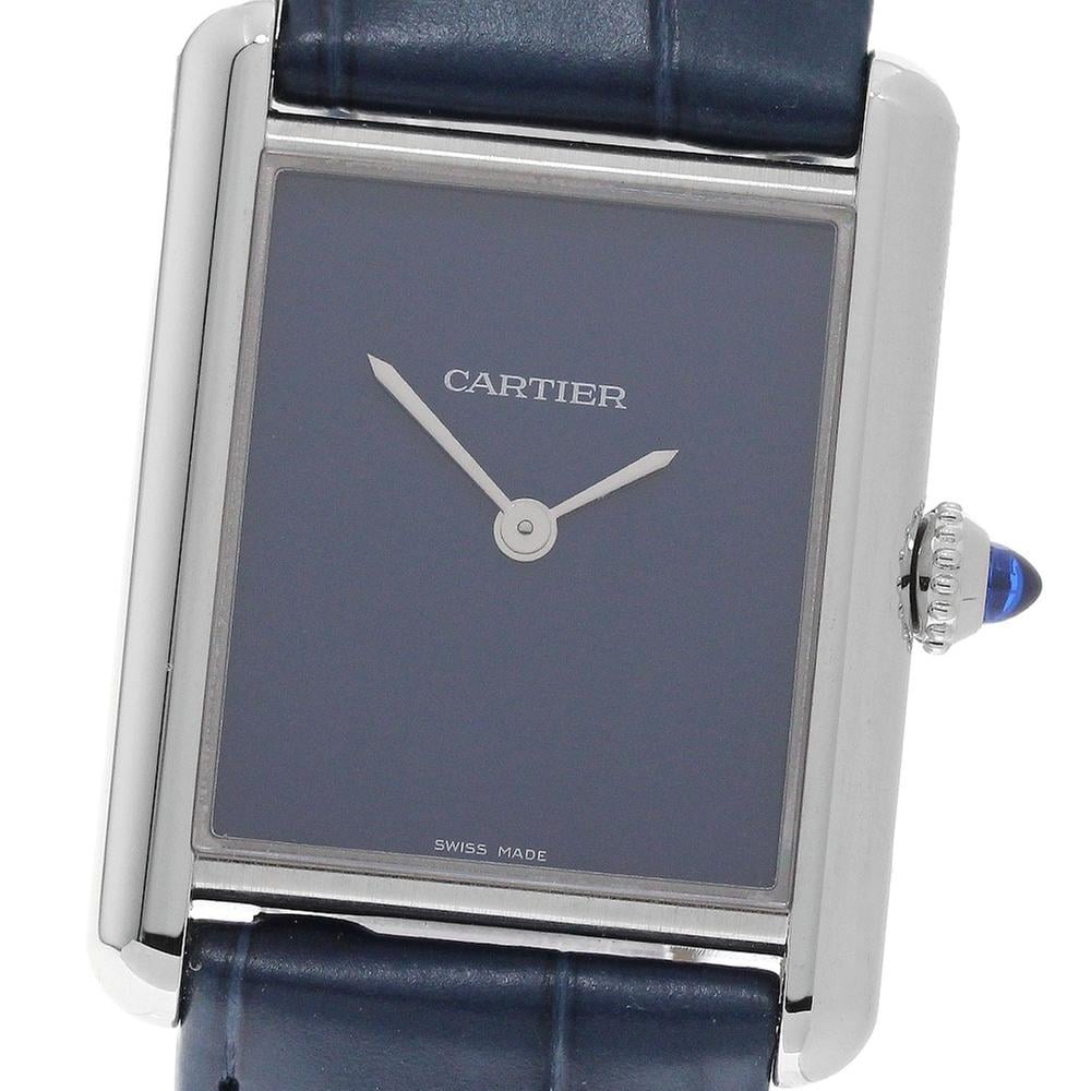 Cartier Tank WSTA0055 | Blue Dial Like new & unworn Men's watch/Unisex Buy in Switzerland