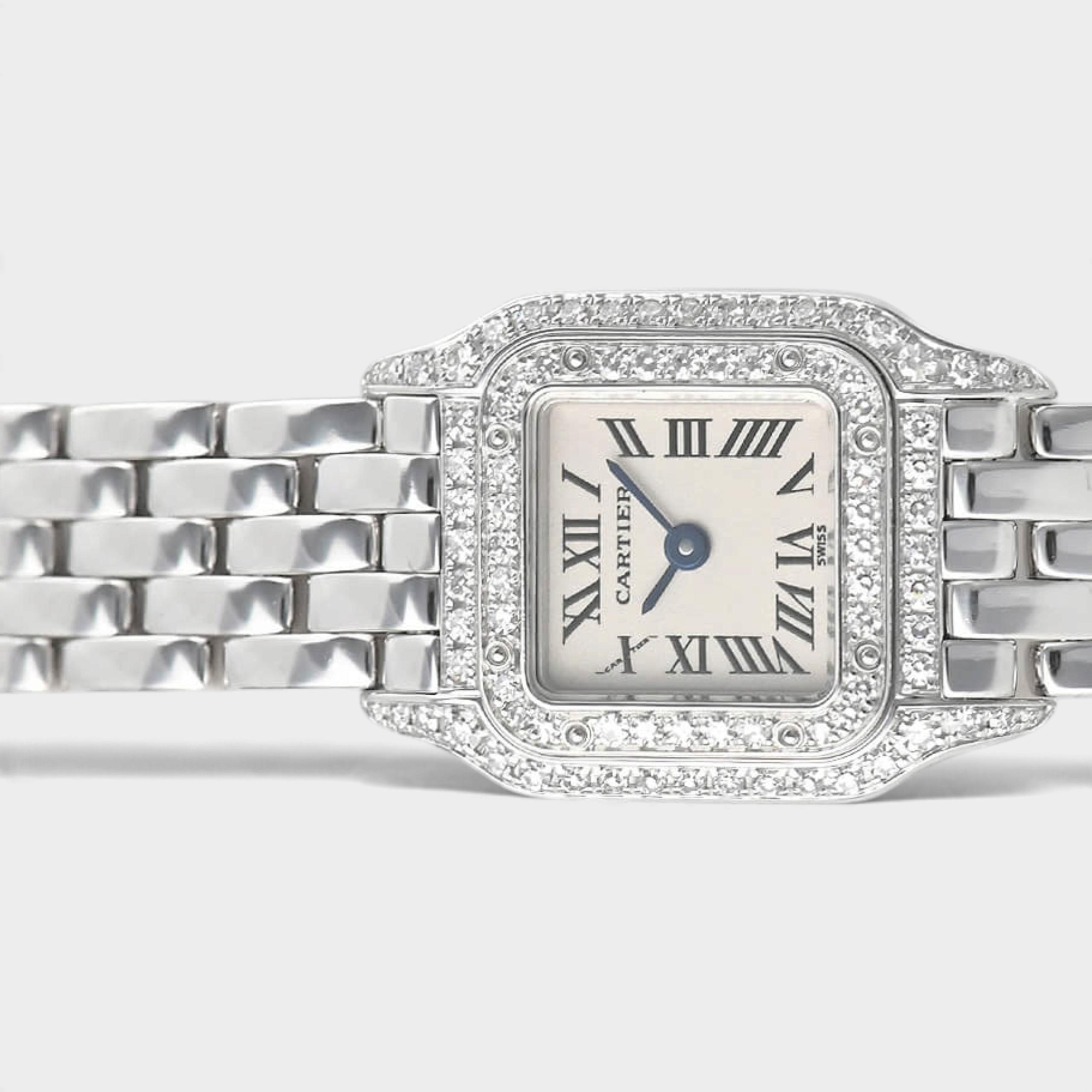 Cartier Panthère WF3210F3 | Silver Dial Used (Very good) Women's watch Buy in Switzerland
