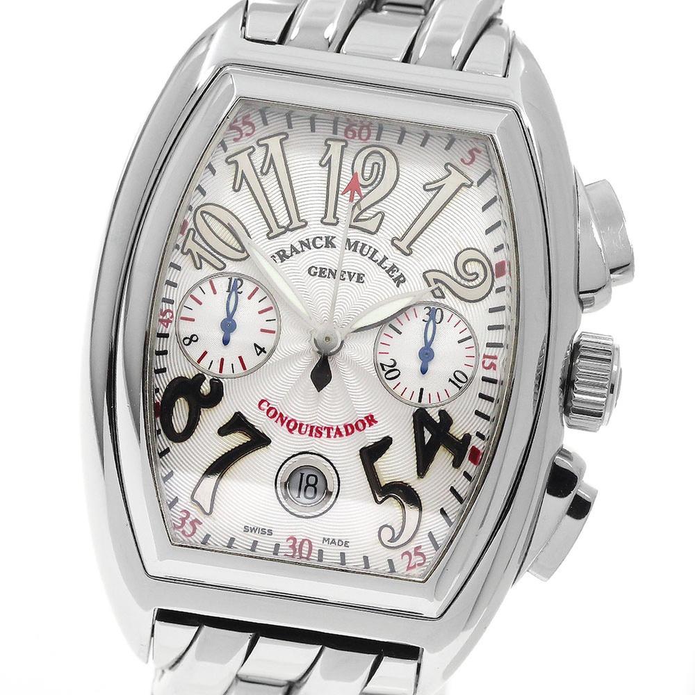 Franck Muller Conquistador 8002CC | Silver Dial Used (Fair) Men's watch/Unisex Buy in Switzerland