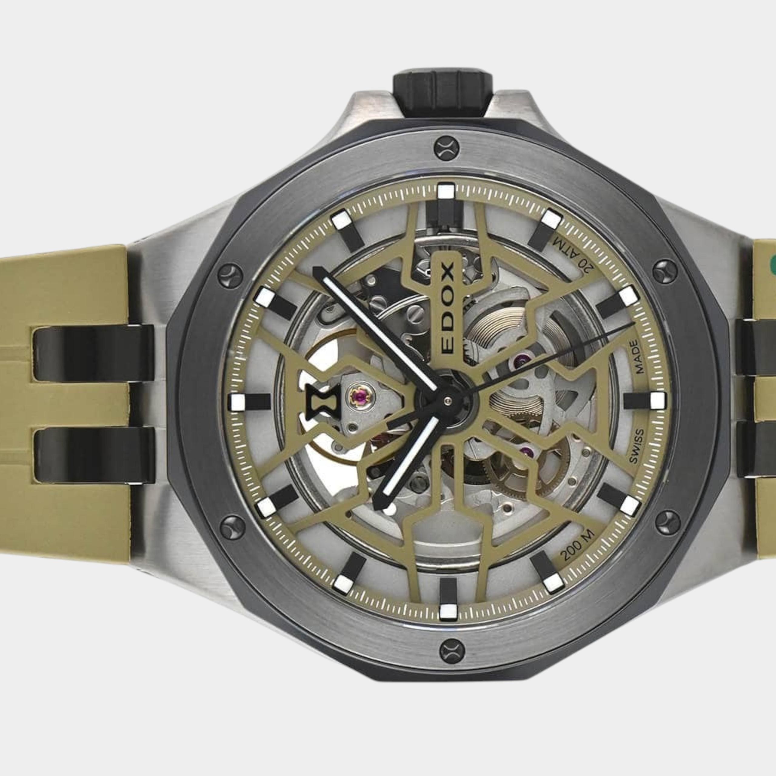 Edox  85303-357GNCAV-VONB | Skeletonized Dial Like new & unworn Men's watch/Unisex Buy in Switzerland