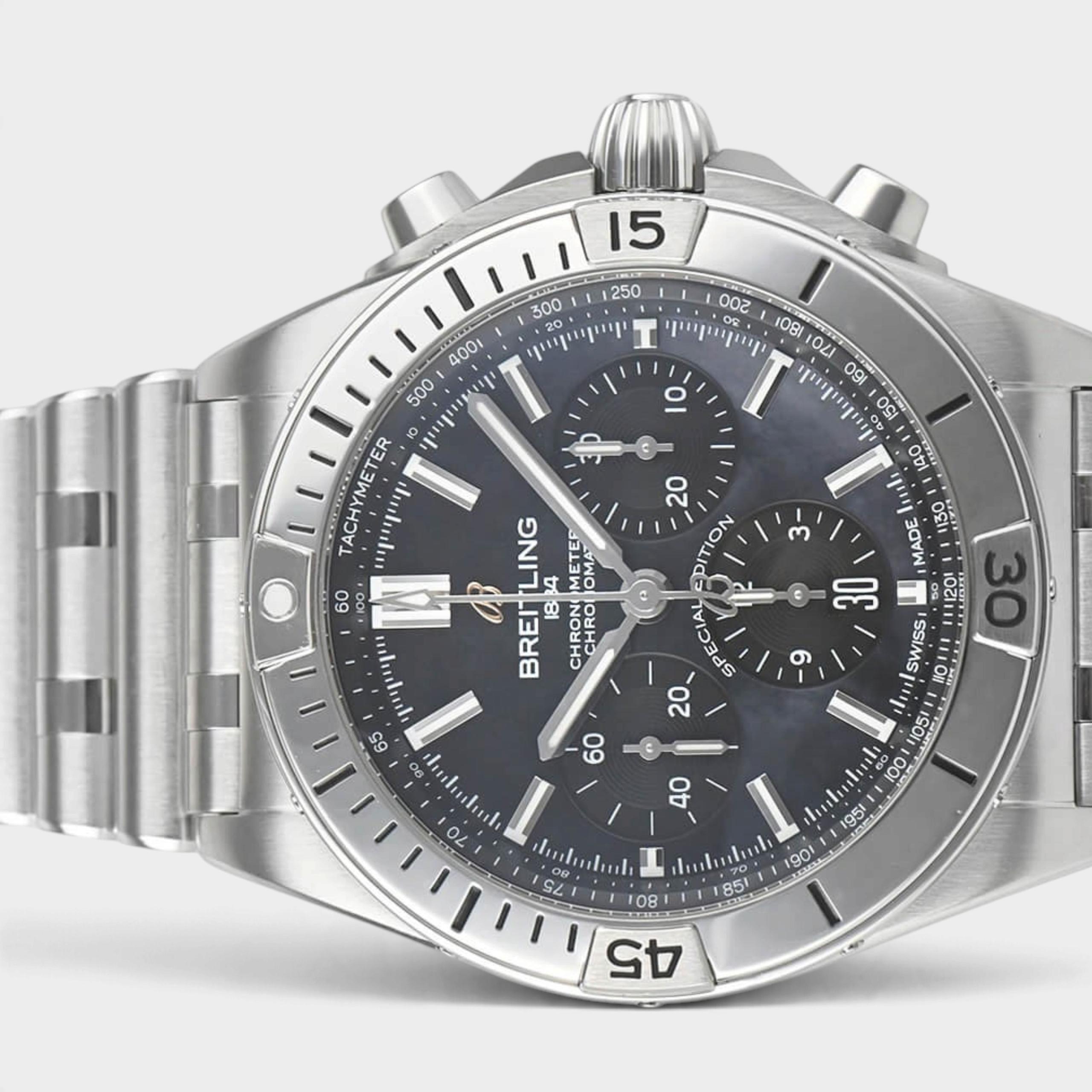 Breitling Chronomat AB0134101B3A1 | Mother of pearl Dial Used (Very good) Men's watch/Unisex Buy in Switzerland