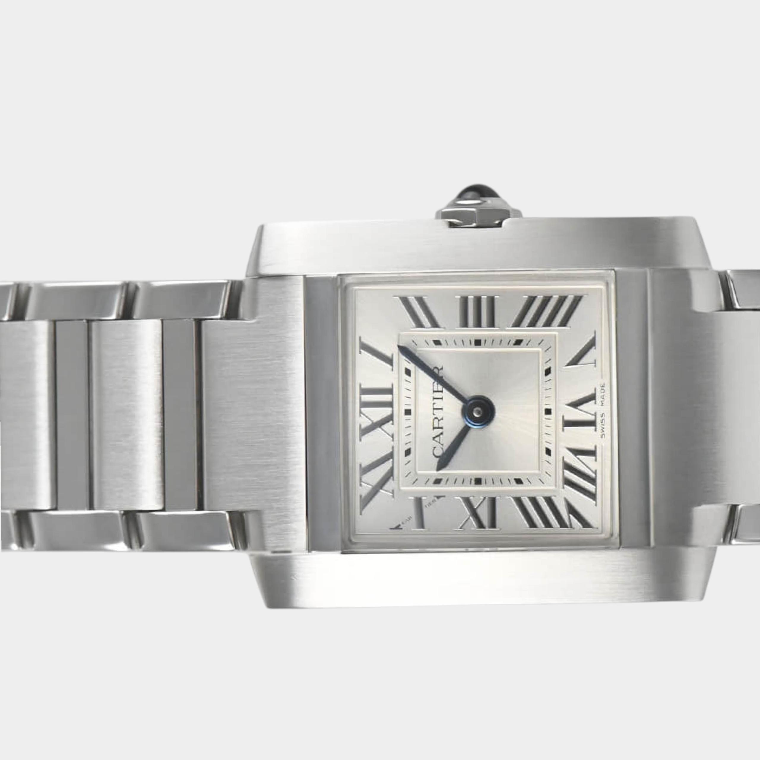 Cartier Tank Française WSTA0065 | Silver Dial Used (Very good) Women's watch Buy in Switzerland