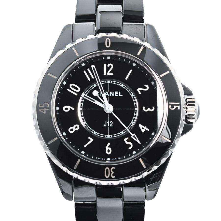 Chanel J12 1.3"" black H5695