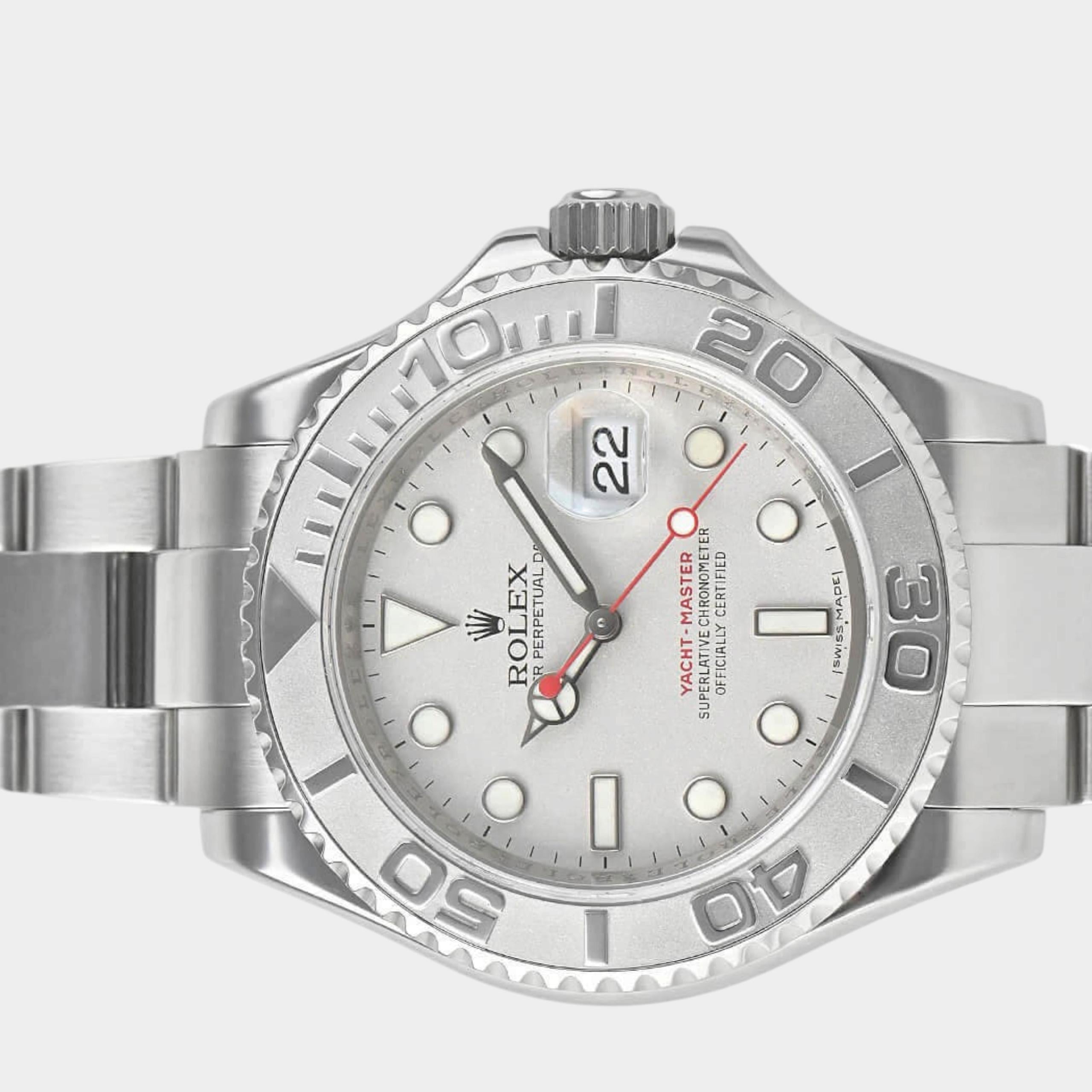 Rolex Yacht-Master 16622 | Silver Dial Used (Very good) Men's watch/Unisex Buy in Switzerland
