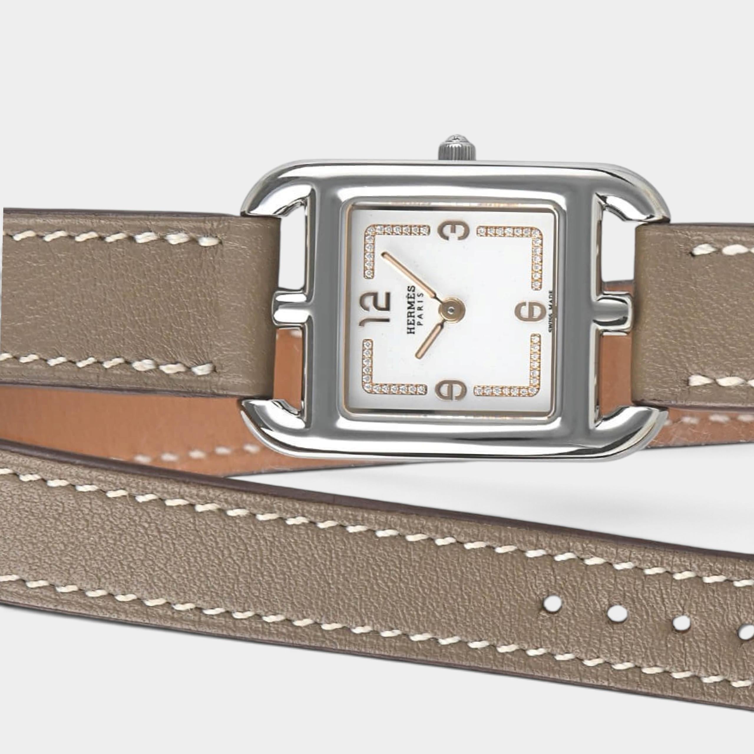 Hermès Cape Cod CC1.312 | White Dial Used (Very good) Women's watch Buy in Switzerland