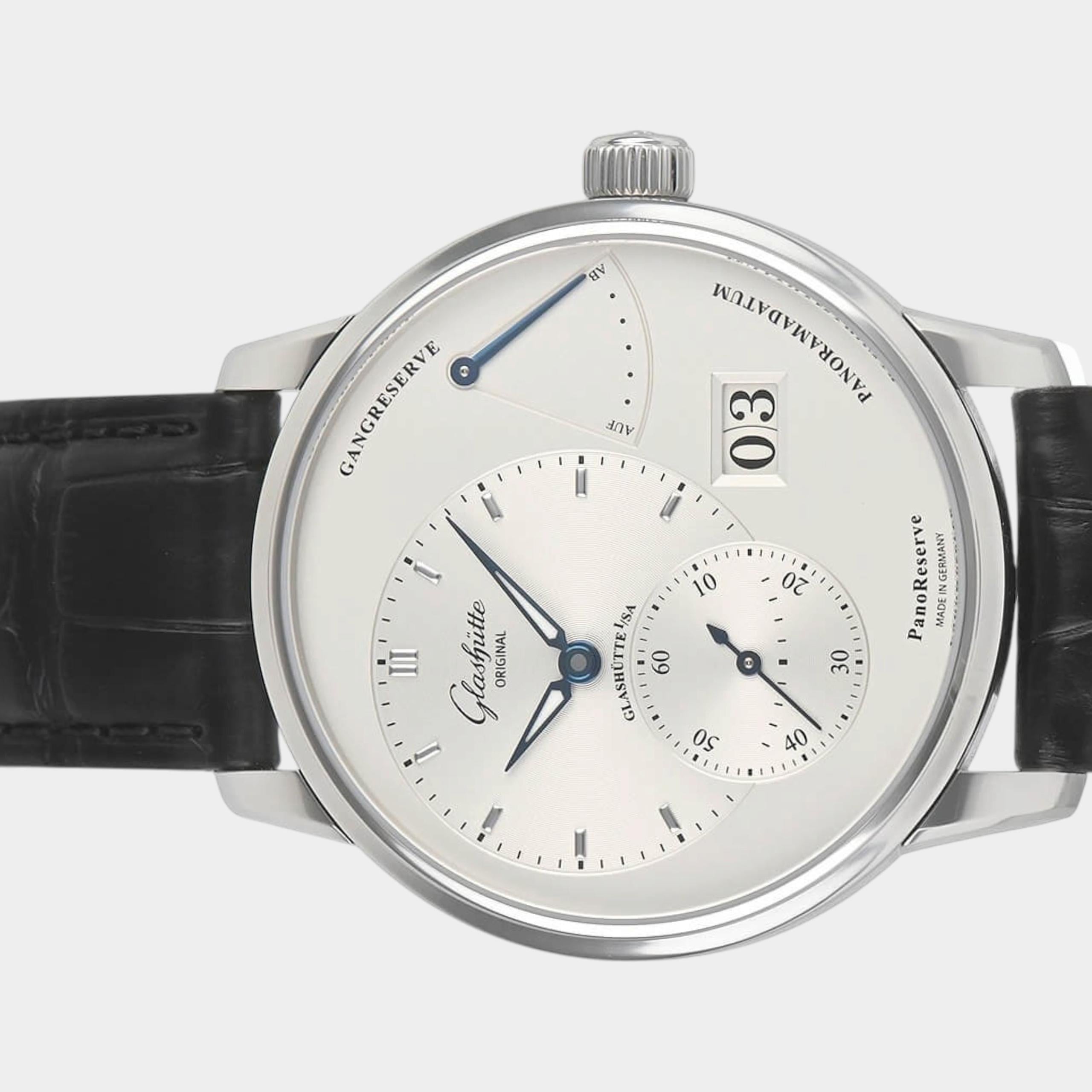 Glashütte Original PanoReserve 1-65-01-22-12-61 | Silver Dial Like new & unworn Men's watch/Unisex Buy in Switzerland