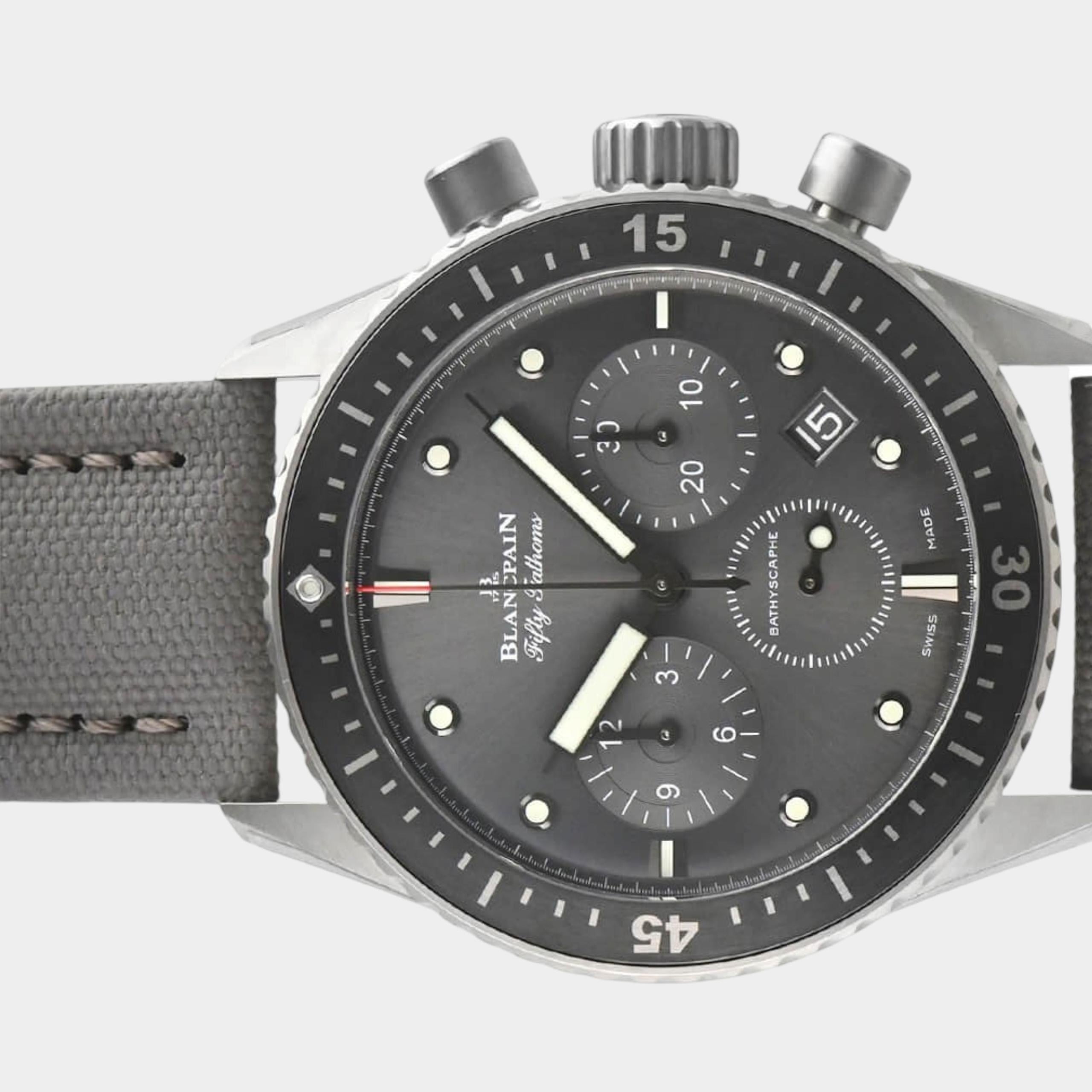 Blancpain Fifty Fathoms Bathyscaphe 5200-1210-G52A | Grey Dial Used (Very good) Men's watch/Unisex Buy in Switzerland