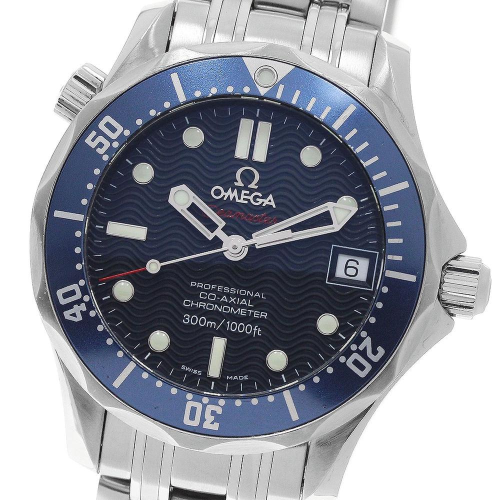 Omega Seamaster Diver 300 M 2222.80 | Blue Dial Used (Good) Men's watch/Unisex Buy in Switzerland