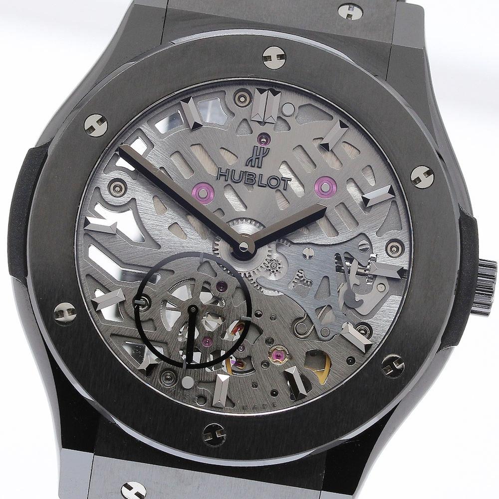 Hublot Classic Fusion Ultra-Thin 545.CM.0140.LR | Skeletonized Dial Used (Very good) Men's watch/Unisex Buy in Switzerland