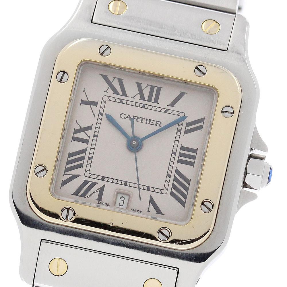 Cartier Santos Galbée W20011C4 | Brown Dial Used (Fair) Men's watch/Unisex Buy in Switzerland
