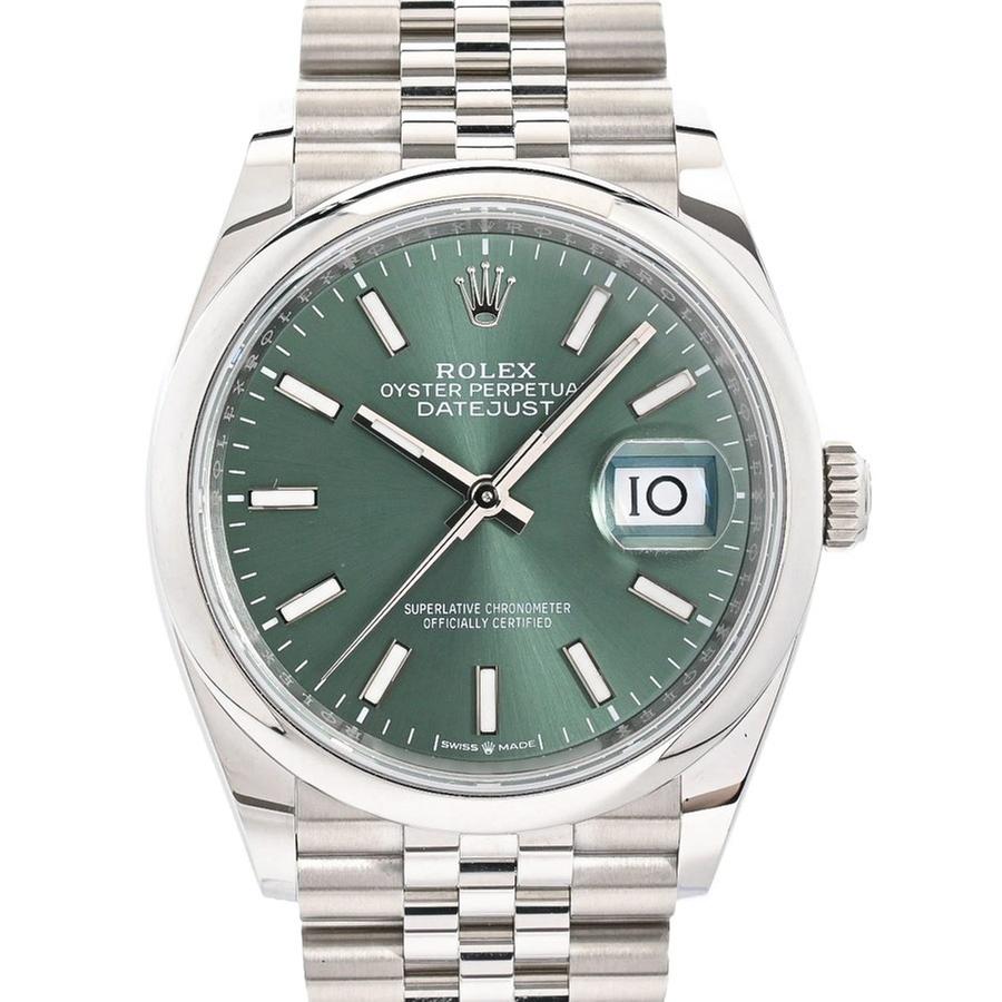 Rolex Datejust 126200/J | Green Dial Used (Good) Men's watch/Unisex Buy in Switzerland