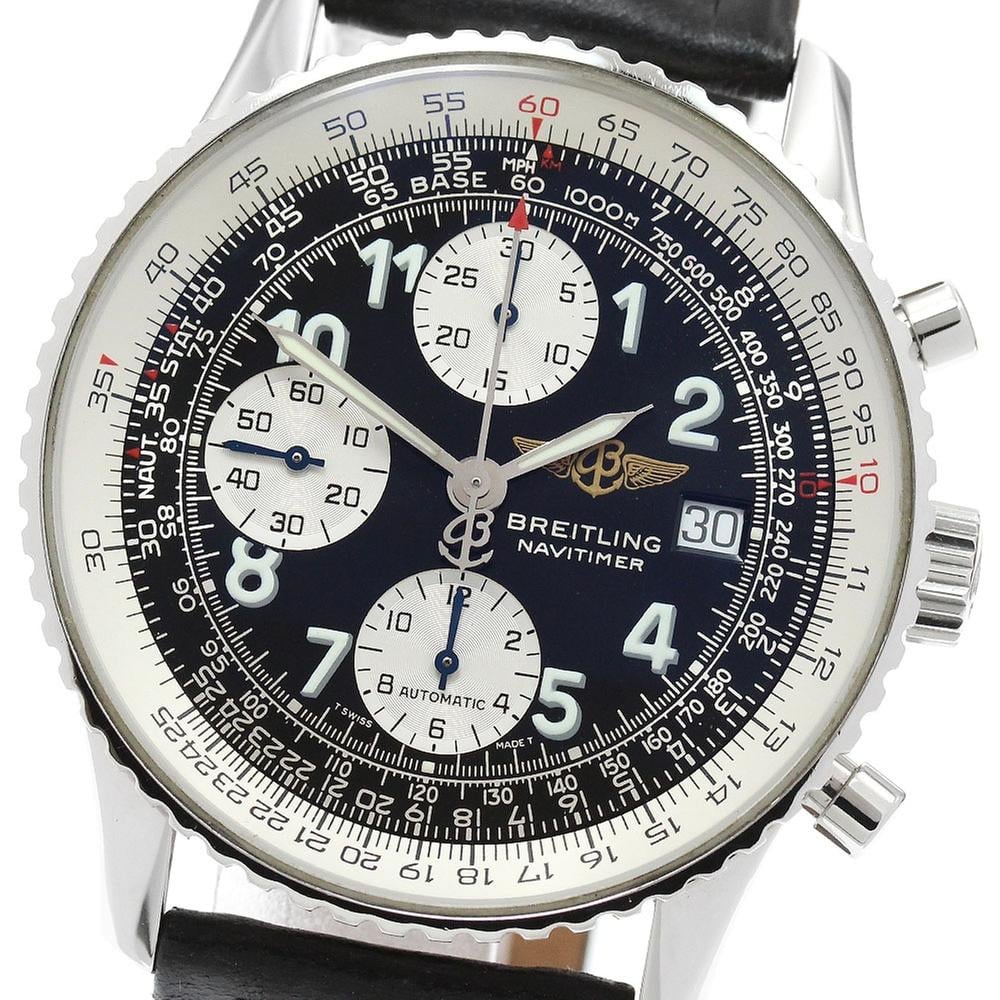 Breitling Old Navitimer A13322 | Black Dial Used (Fair) Men's watch/Unisex Buy in Switzerland