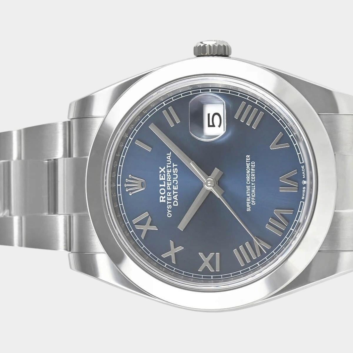 Rolex Datejust 126300 | Blue Dial Like new & unworn Men's watch/Unisex Buy in Switzerland