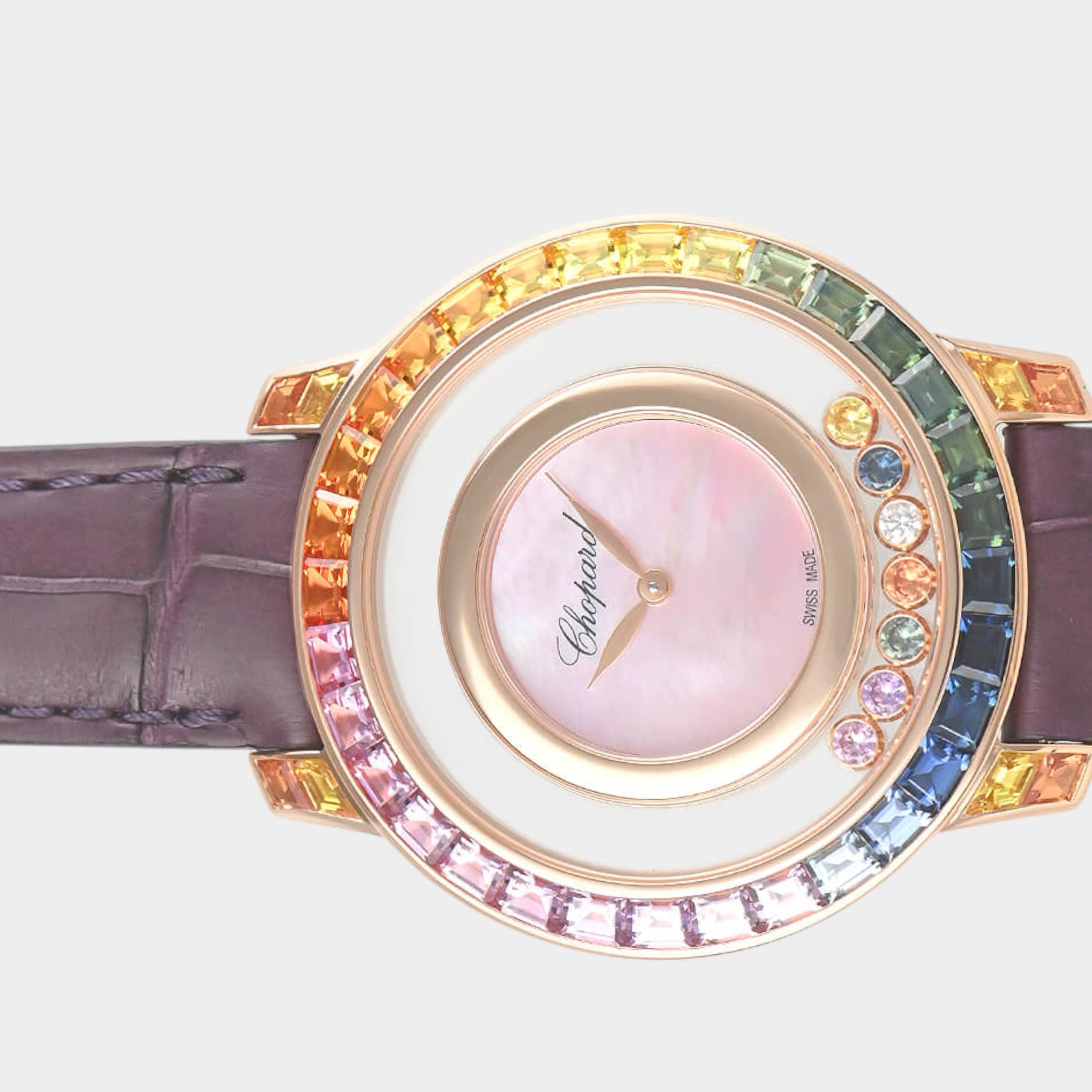 Chopard Happy Diamonds 20A002-5901 | Pink Dial Like new & unworn Women's watch Buy in Switzerland