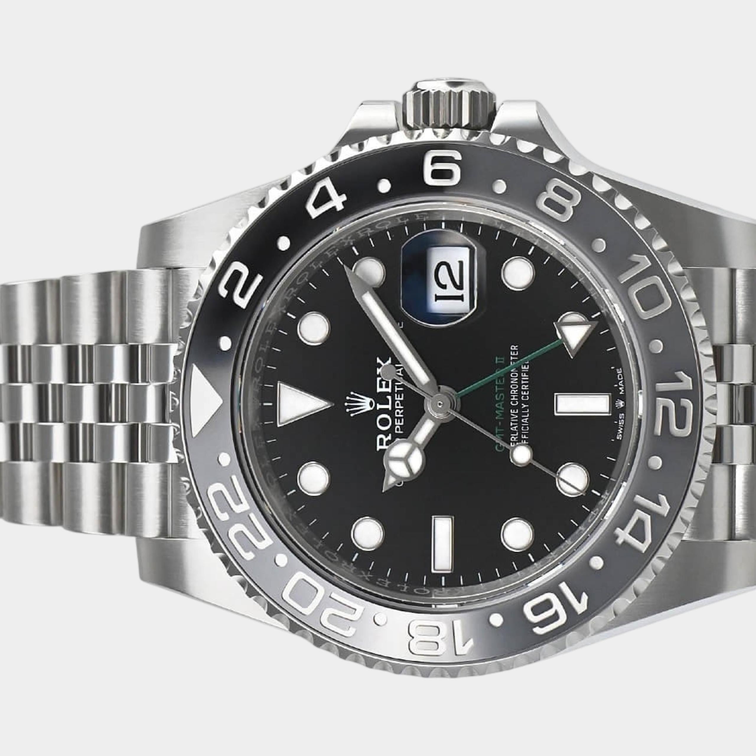 Rolex GMT-Master II / Automatic / Steel / 40 mm / Box&Papers / 126710GRNR