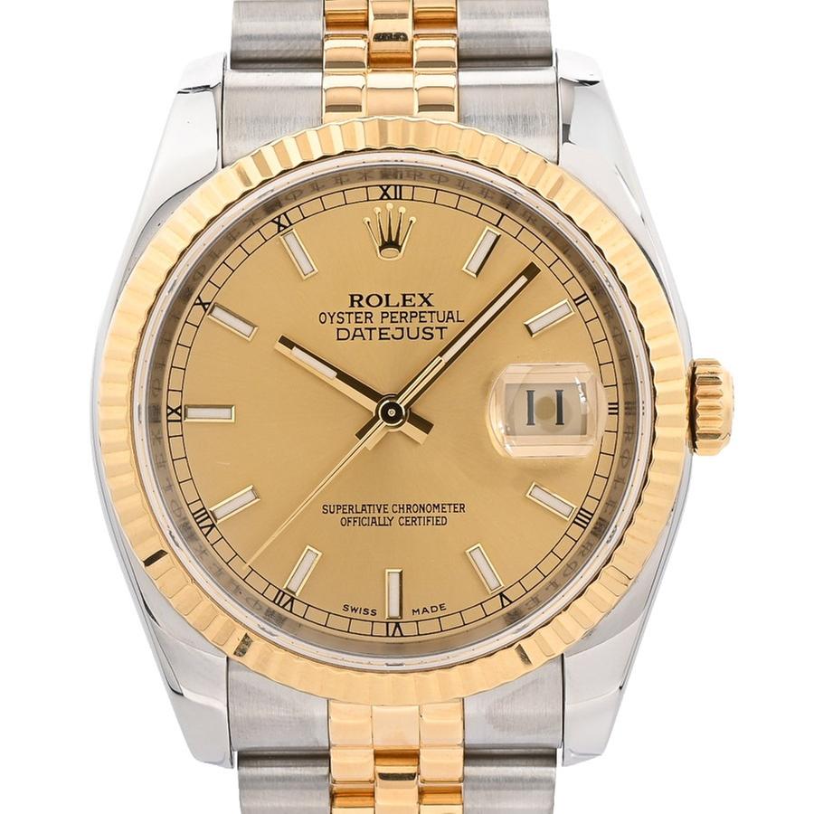 Rolex Datejust 116233 | Yellow Dial Used (Good) Men's watch/Unisex Buy in Switzerland