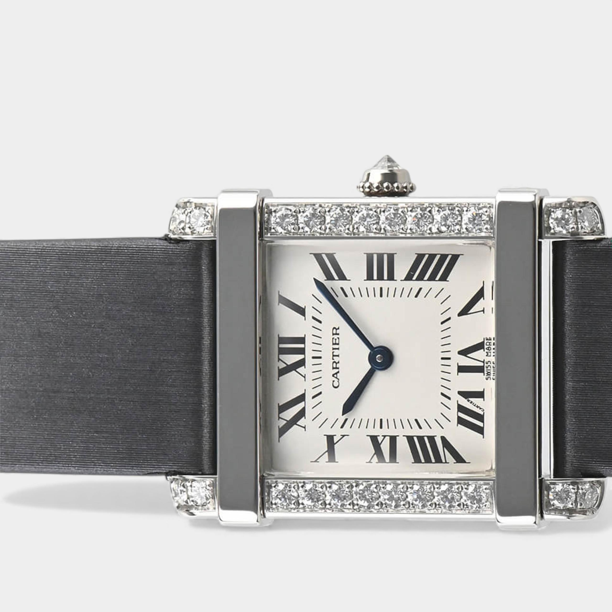 Cartier Tank WE300431 | Silver Dial Used (Very good) Women's watch Buy in Switzerland