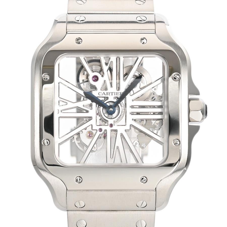 Cartier Santos WHSA0015 | Skeletonized Dial Used (Good) Men's watch/Unisex Buy in Switzerland