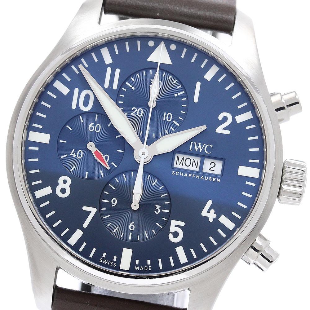 IWC SCHAFFHAUSEN IWC IWC SCHAFFHAUSEN IW377714 パイロットウォッチ プティ プランス デイデイト クロノグラフ 自動巻き メンズ_962509