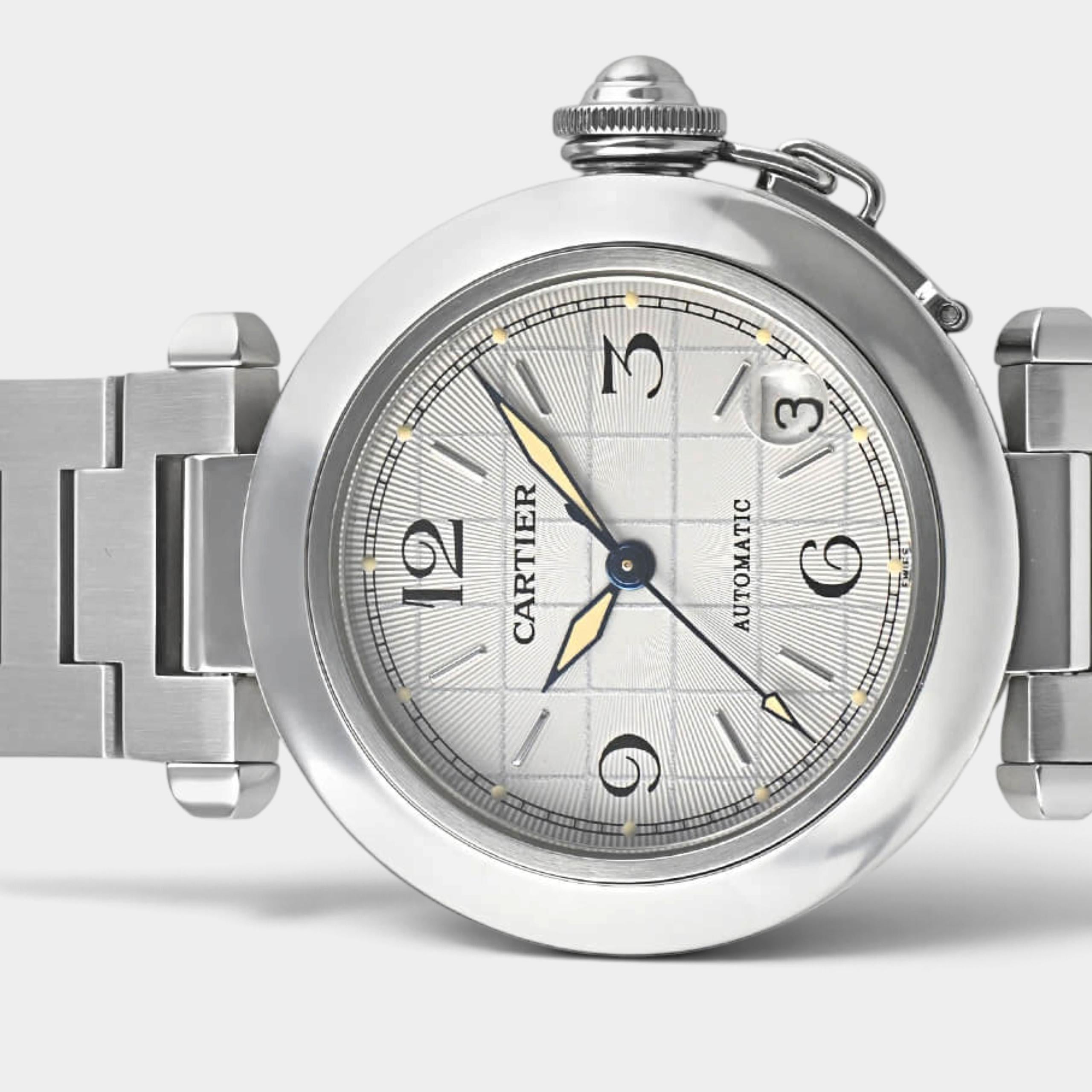Cartier Pasha C W31023M7 | Grey Dial Used (Very good) Men's watch/Unisex Buy in Switzerland