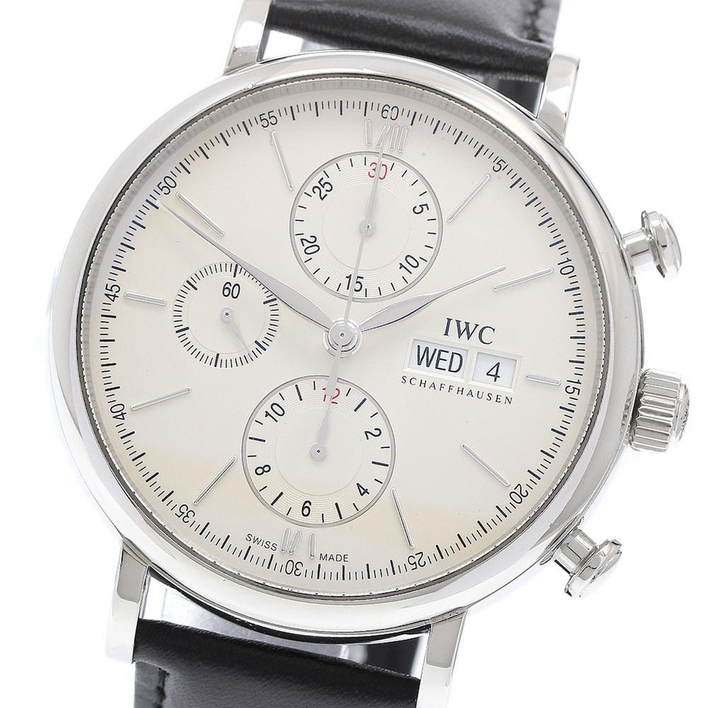 IWC SCHAFFHAUSEN IWC IWC SCHAFFHAUSEN IW391007 ポートフィノ クロノグラフ デイデイト 自動巻き メンズ_974518