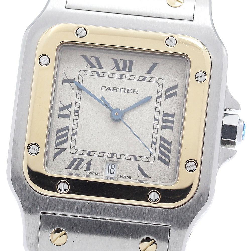 Cartier Santos Galbée W20011C4 | Brown Dial Used (Fair) Men's watch/Unisex Buy in Switzerland