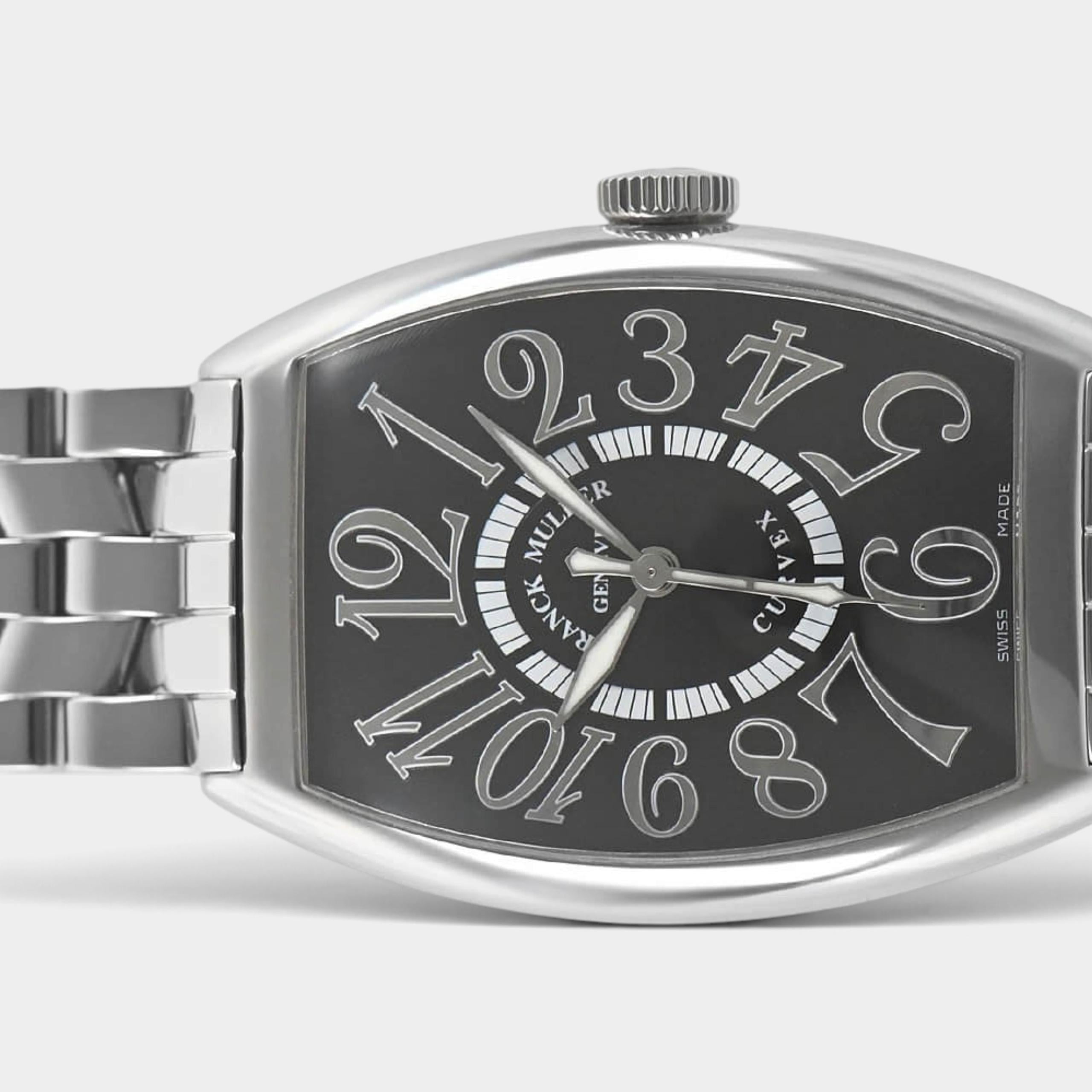 Franck Muller Cintrée Curvex 6850 Sc | Black Dial Used (Very good) Men's watch/Unisex Buy in Switzerland