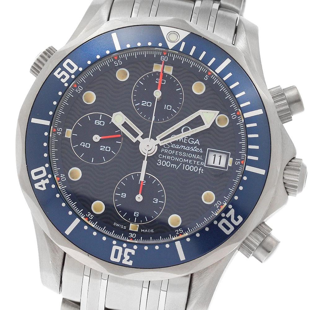 Omega Seamaster Diver 300 M 2298.80 | Blue Dial Used (Fair) Men's watch/Unisex Buy in Switzerland