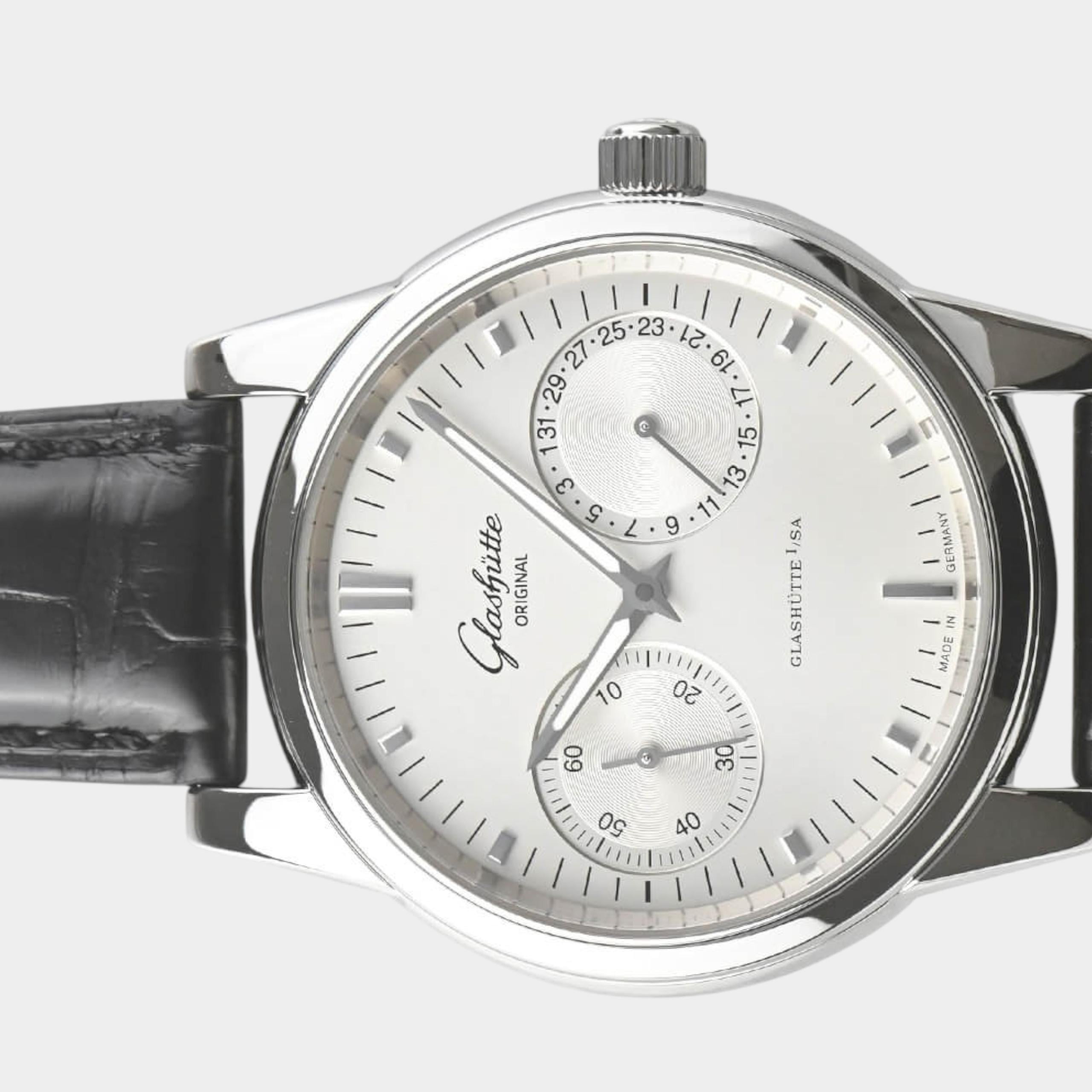 Glashütte Original Senator Hand Date 1-39-58-02-02-04 | Silver Dial Used (Very good) Men's watch/Unisex Buy in Switzerland