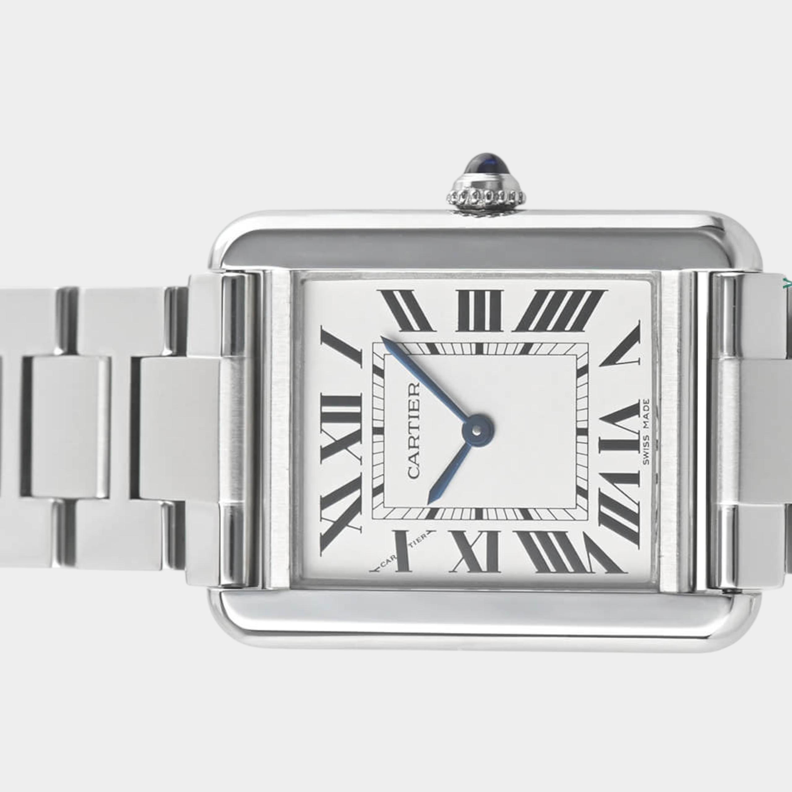 Cartier Tank Solo W5200013 | Silver Dial Used (Very good) Women's watch Buy in Switzerland