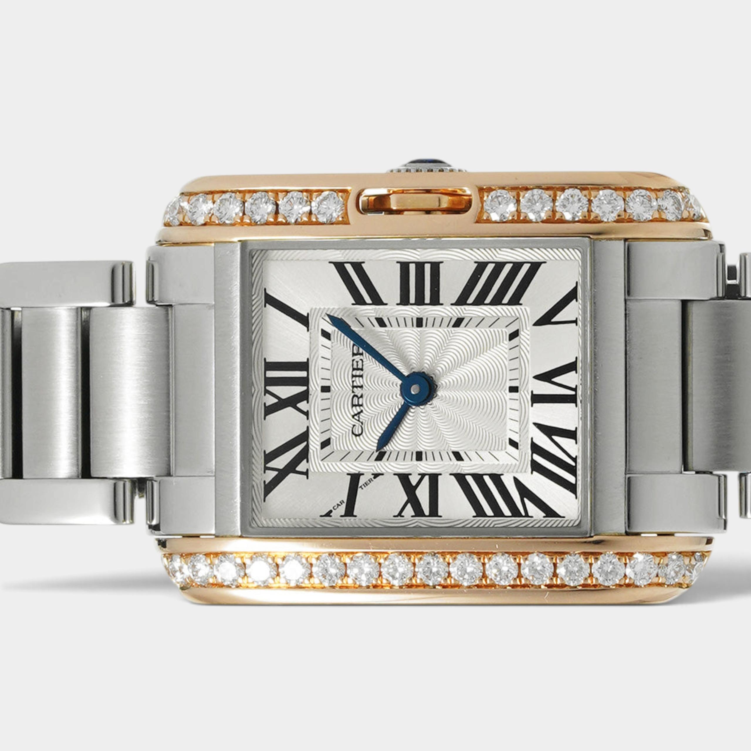 Cartier Tank Anglaise W3TA0002 | Silver Dial Used (Very good) Women's watch Buy in Switzerland