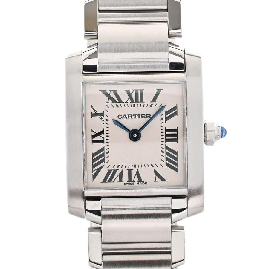 Cartier Tank francaise SM white W51008Q3