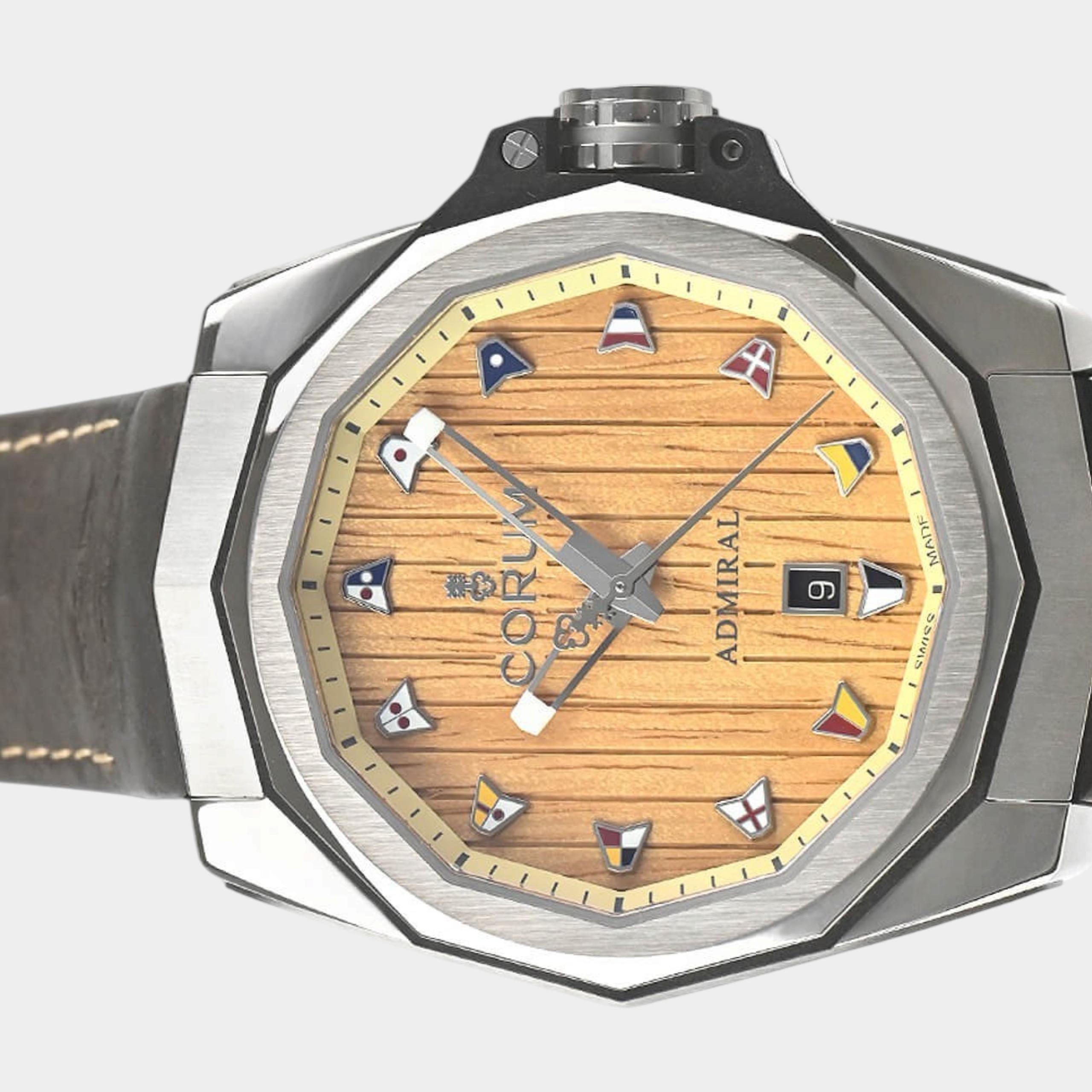 Corum Admiral's Cup 082.500.04/0F62 AW01 | Brown Dial Used (Very good) Men's watch/Unisex Buy in Switzerland
