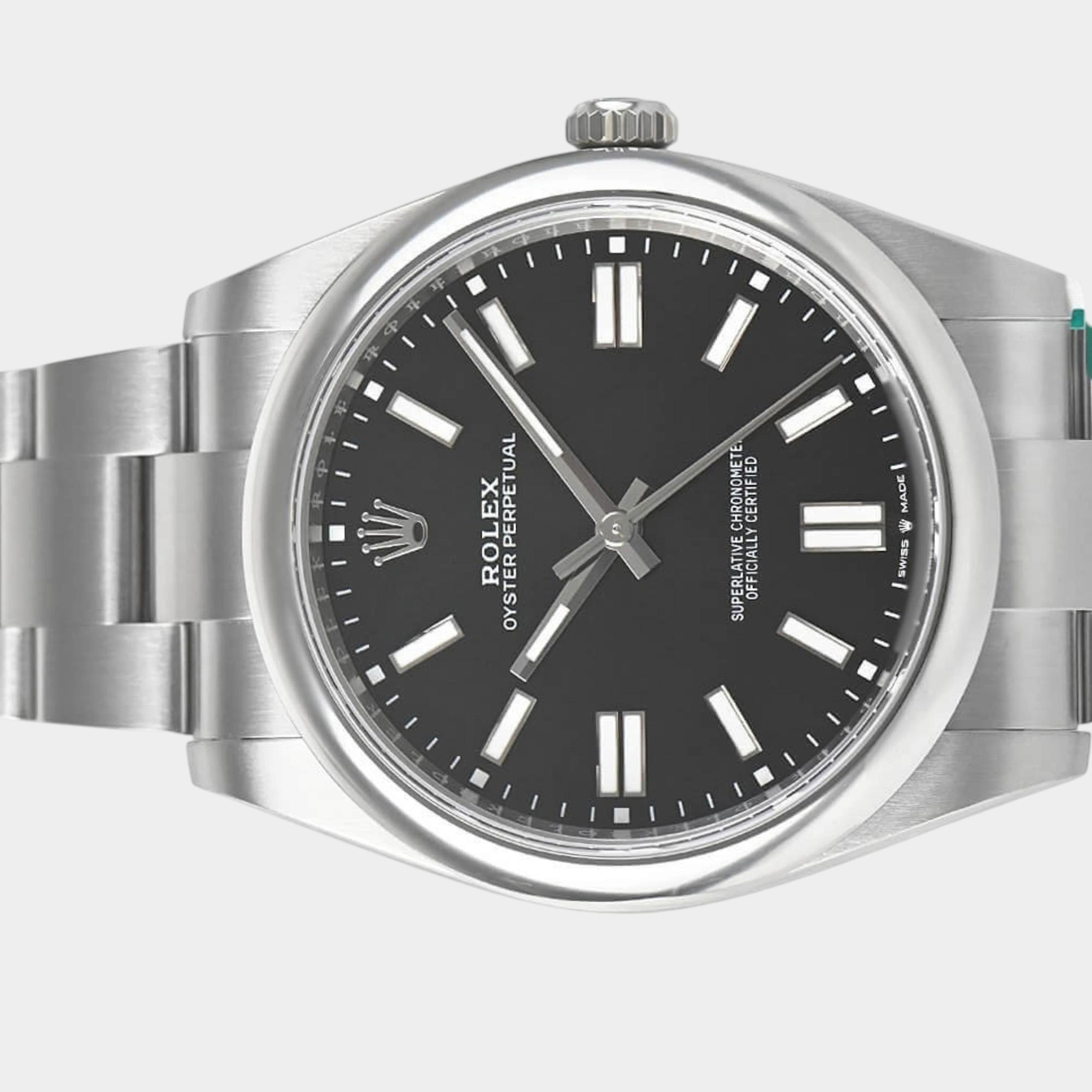 Rolex Oyster Perpetual 124300 | Black Dial Used (Very good) Men's watch/Unisex Buy in Switzerland