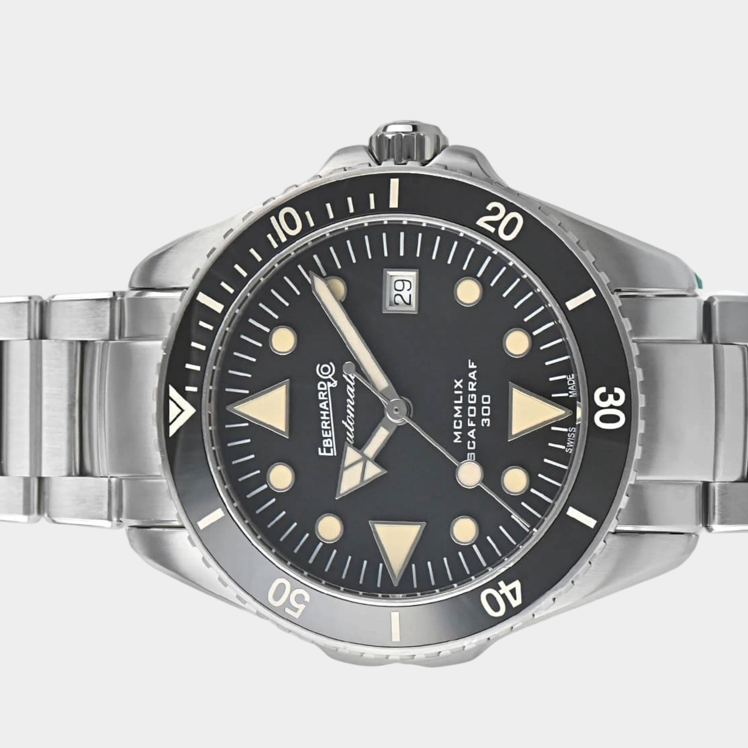 Eberhard & Co. Scafograf 300 41034.VS CP | Black Dial Used (Very good) Men's watch/Unisex Buy in Switzerland