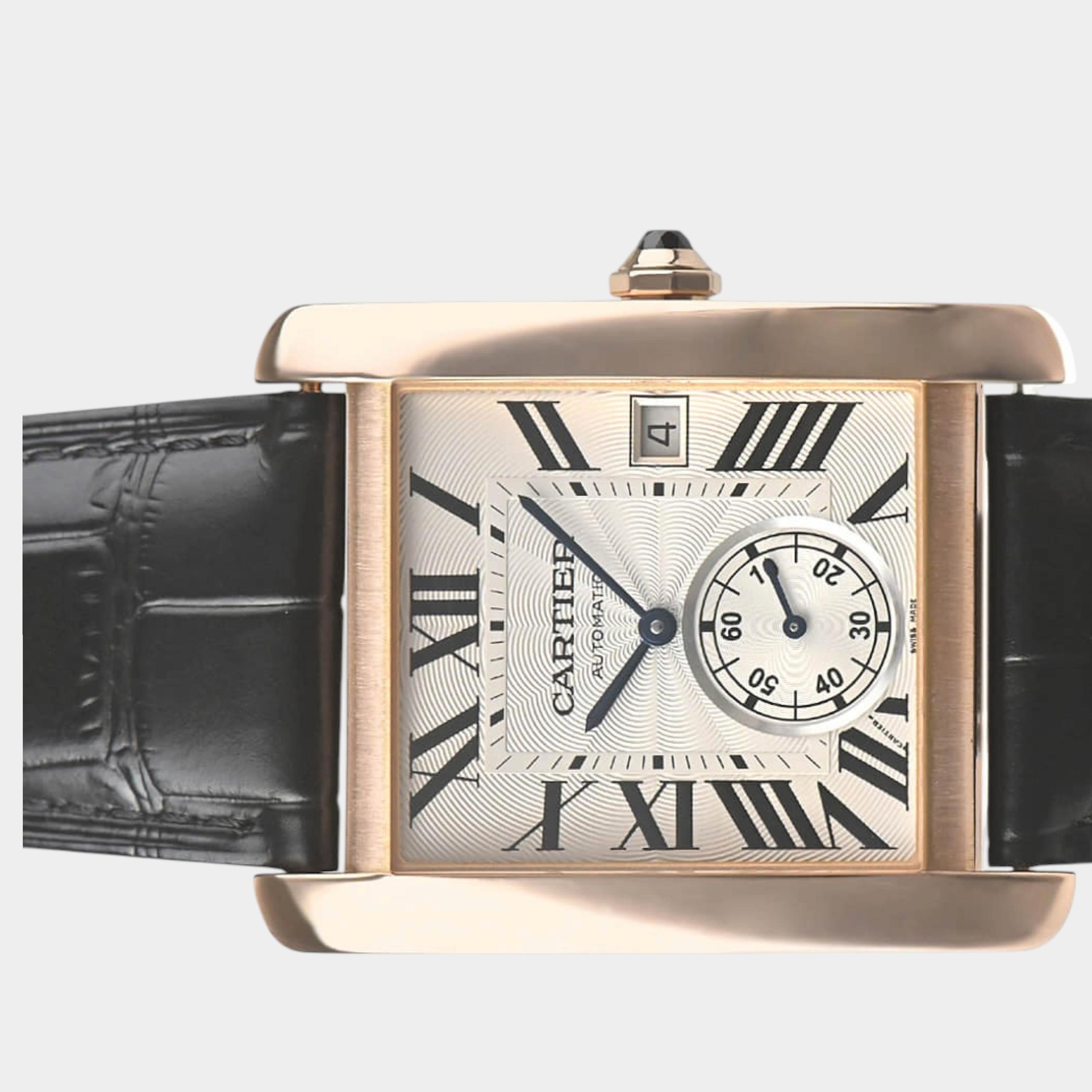 Cartier Tank MC W5330001 | Silver Dial Used (Very good) Men's watch/Unisex Buy in Switzerland