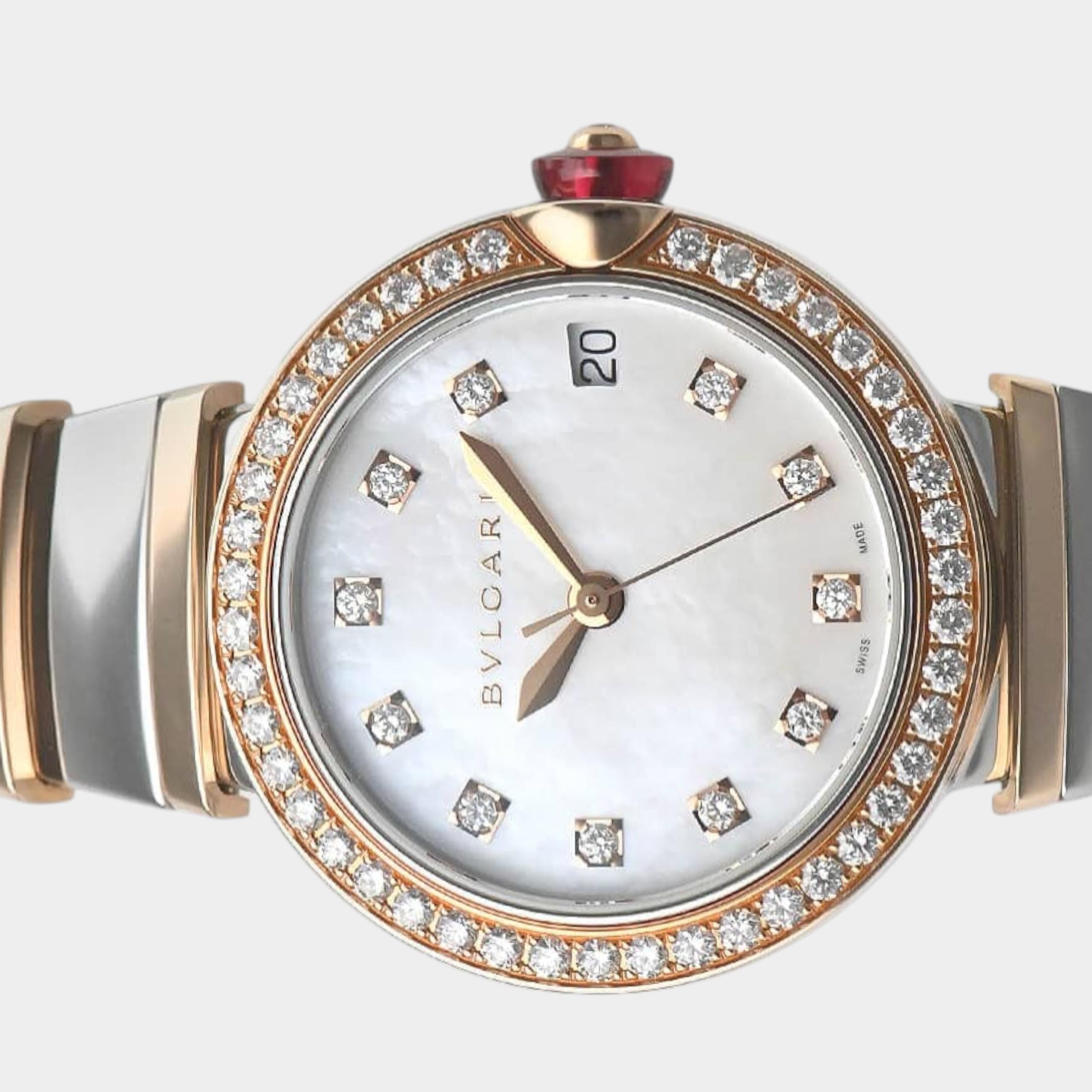 Bulgari Lucea 102476 | Mother of pearl Dial Like new & unworn Women's watch Buy in Switzerland