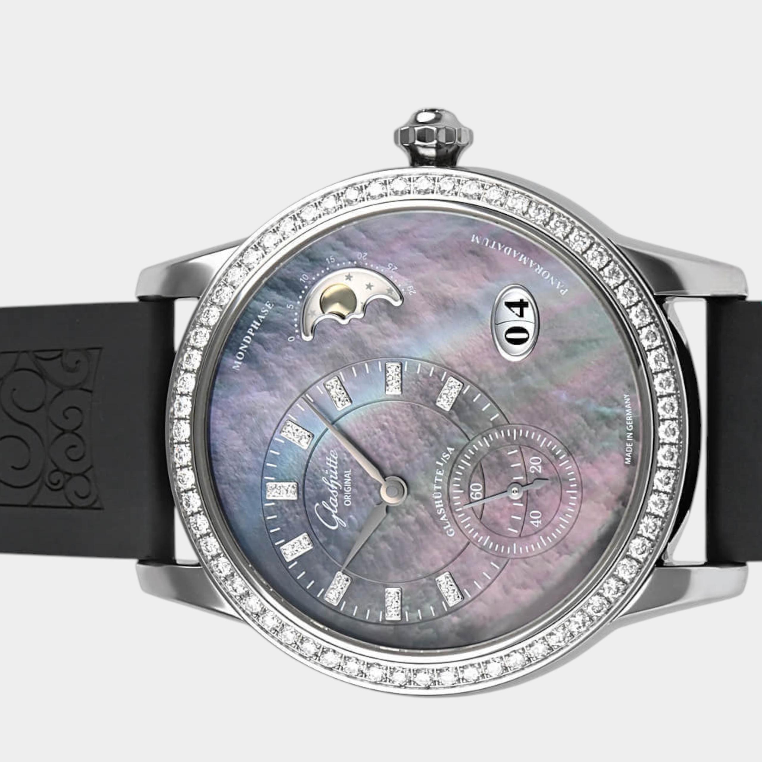 Glashütte Original PanoMatic Luna 1-90-12-02-12-04 | Mother of pearl Dial Used (Very good) Men's watch/Unisex Buy in Switzerland