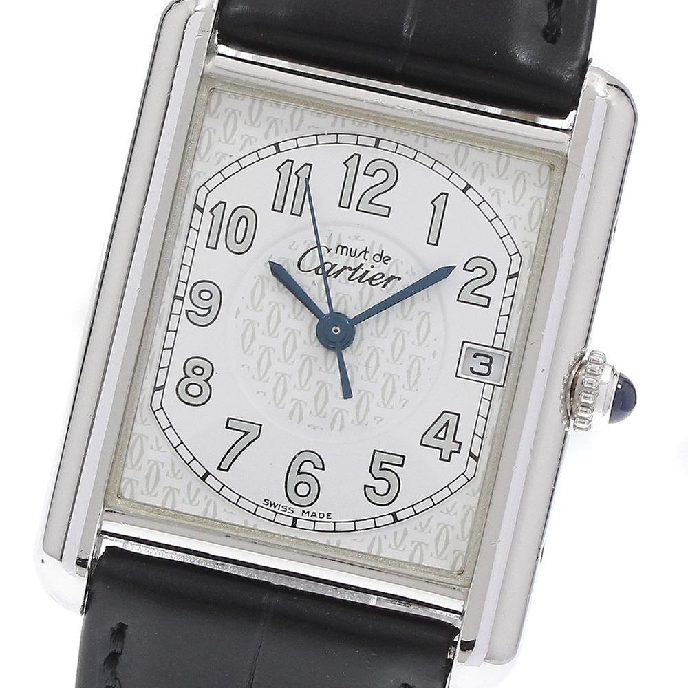 Cartier Tank W1014354 | White Dial Used (Fair) Men's watch/Unisex Buy in Switzerland