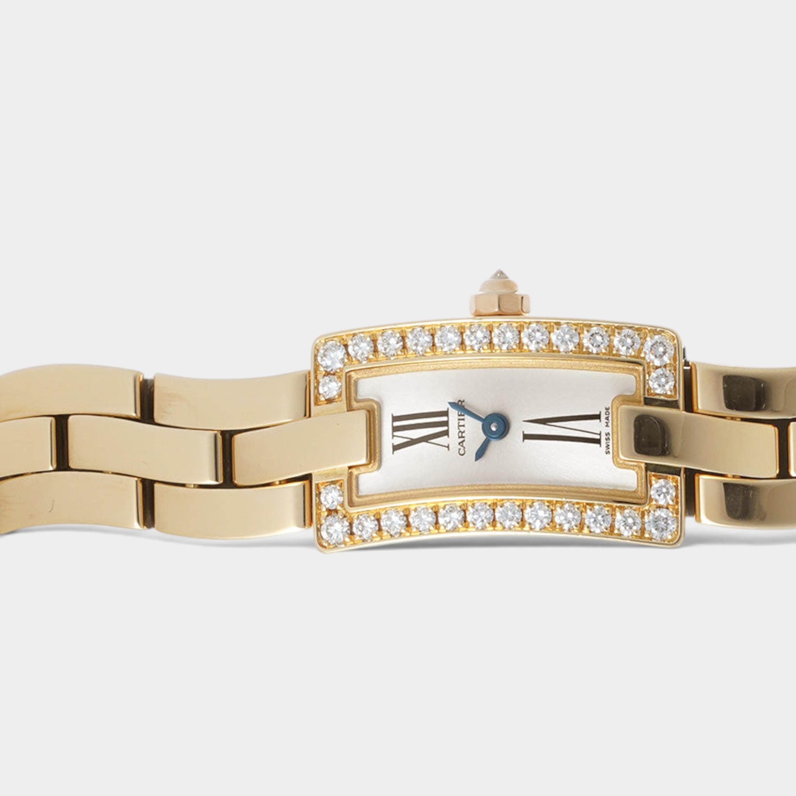Cartier Ballerine wg40013j | Silver Dial Used (Very good) Women's watch Buy in Switzerland