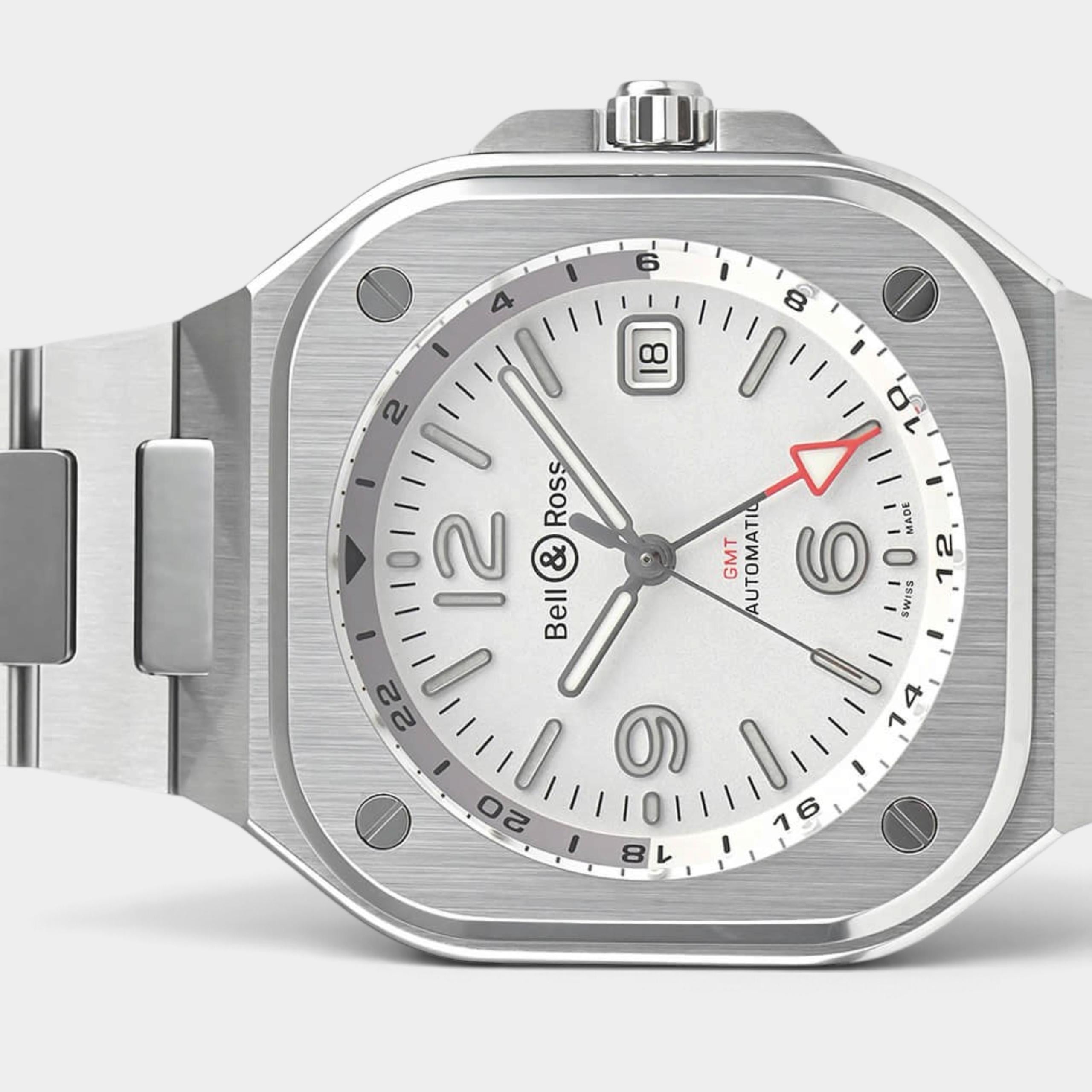 Bell & Ross BR 05 BR05G-SI-ST/SST | White Dial Used (Very good) Men's watch/Unisex Buy in Switzerland