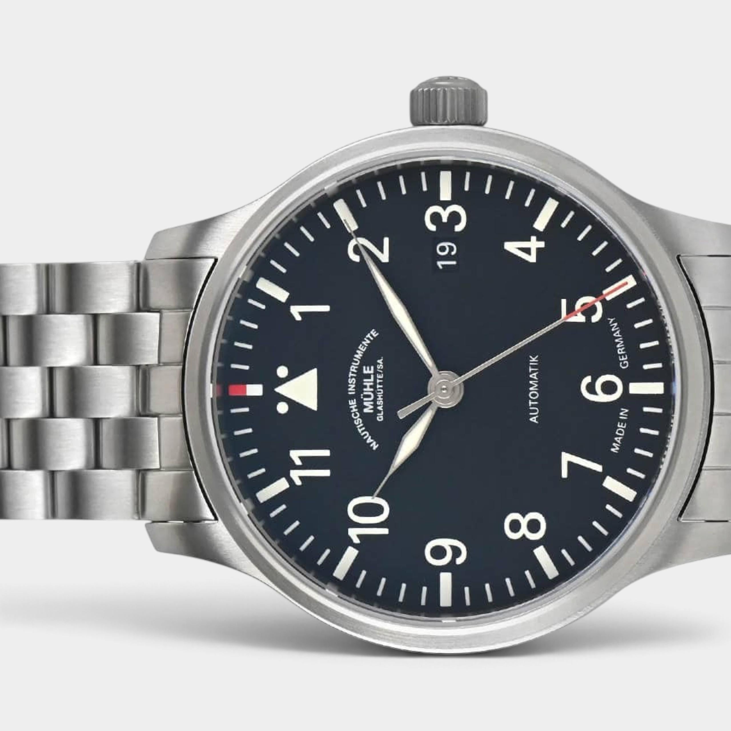 Mühle Glashütte Terrasport II M1-37-44-MB | Black Dial Like new & unworn Men's watch/Unisex Buy in Switzerland