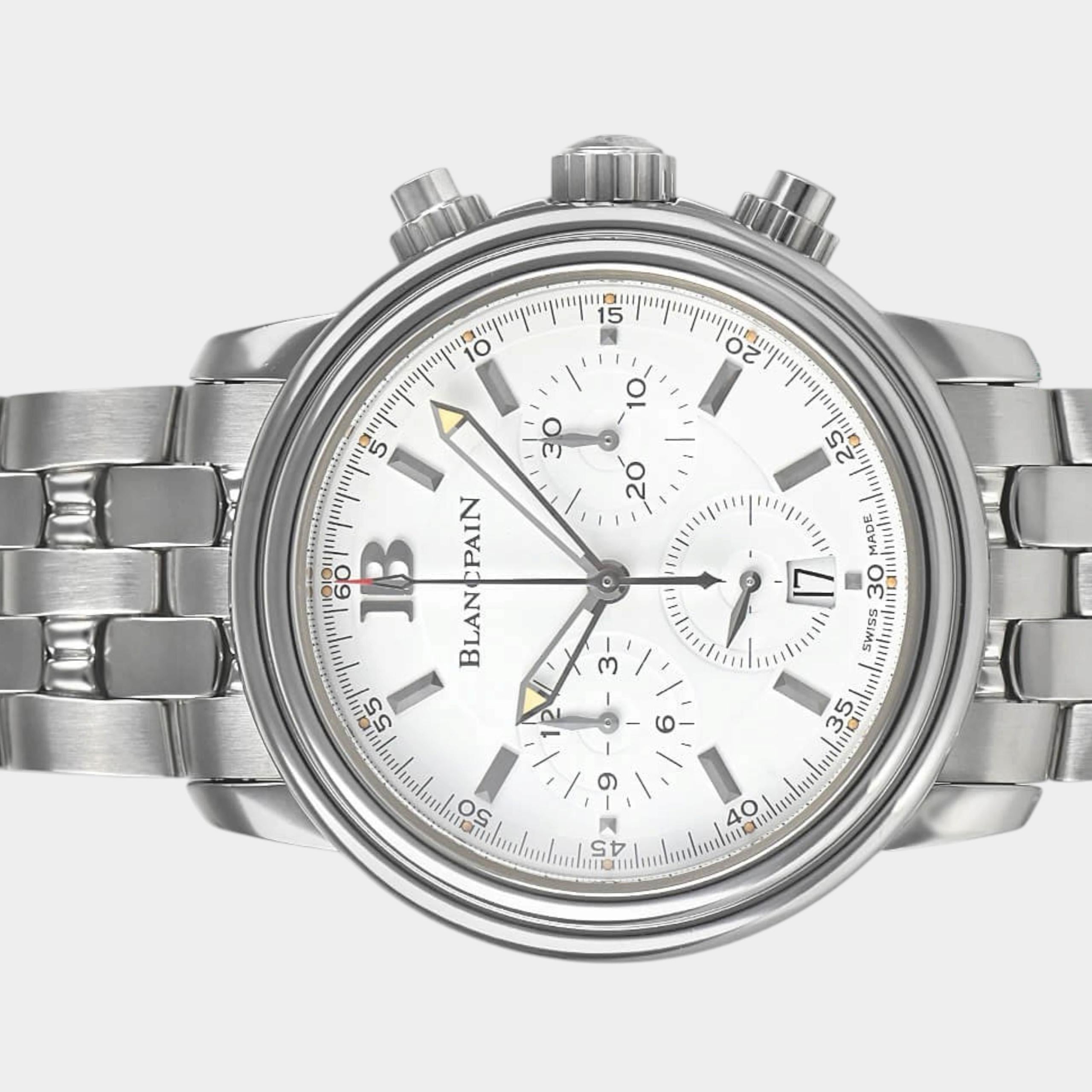 Blancpain Léman Fly-Back 2185-1127-11 | White Dial Used (Very good) Men's watch/Unisex Buy in Switzerland