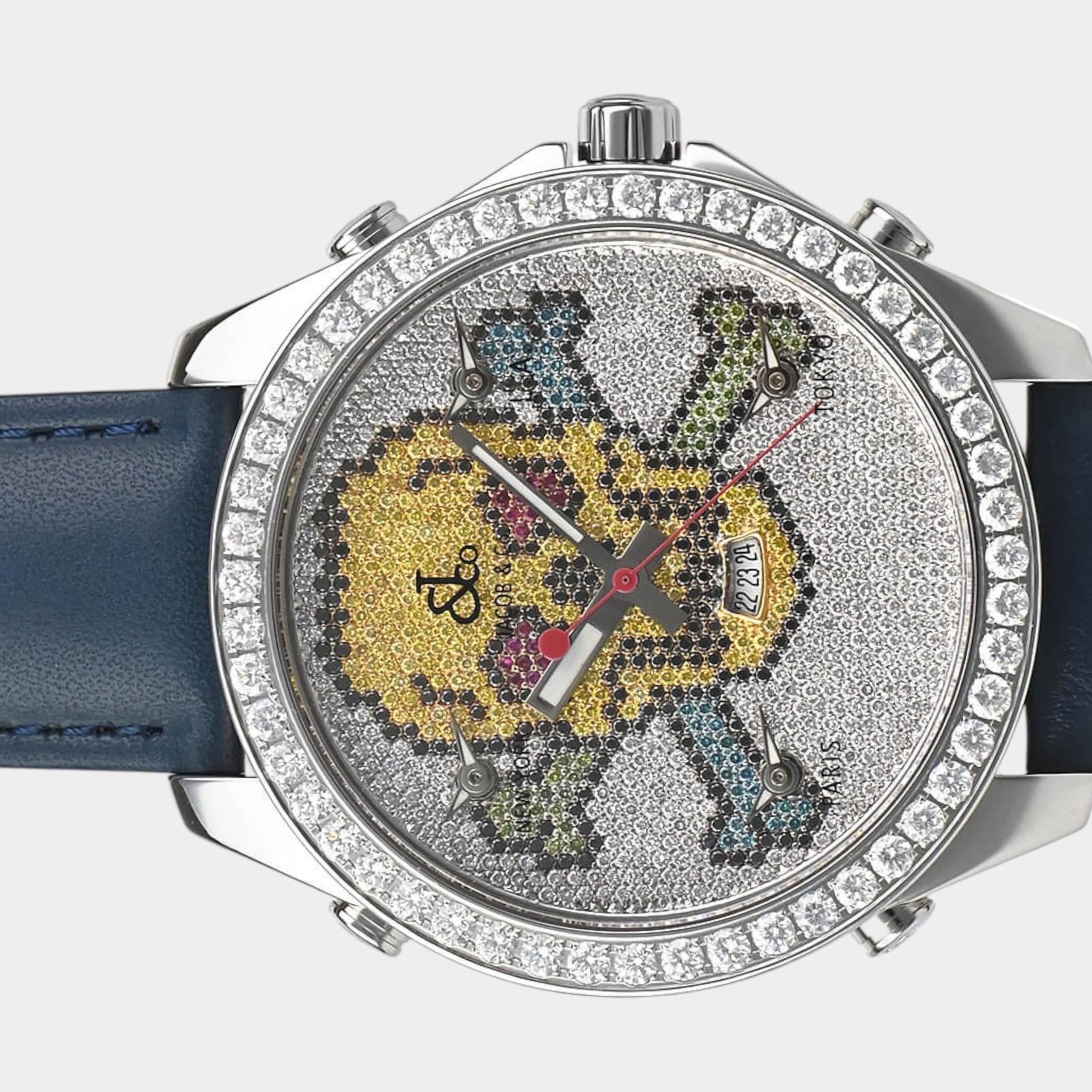 Jacob & Co. Five Time Zone JC-SKULL1D
