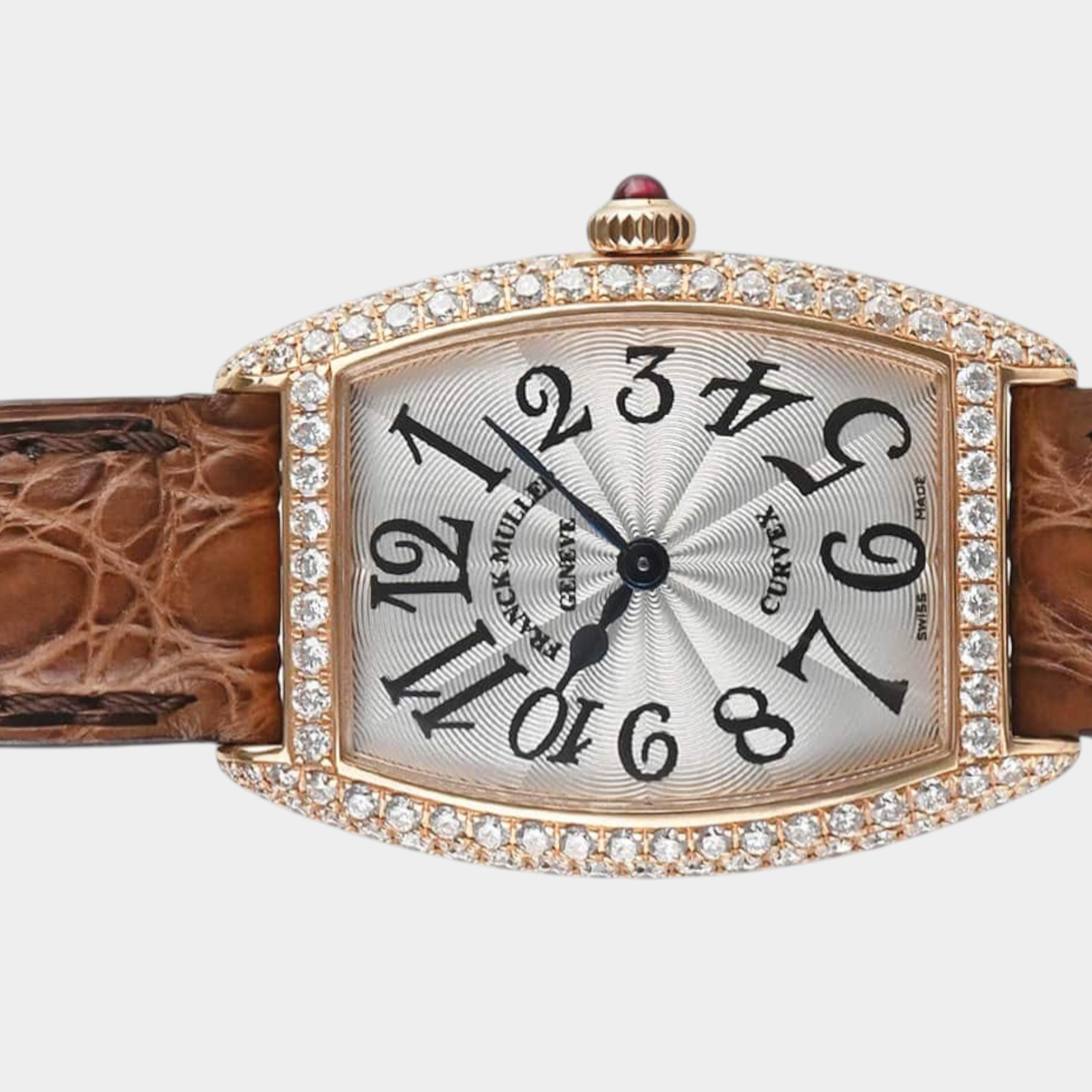 Franck Muller Cintrée Curvex 1752 QZ D | Silver Dial Like new & unworn Women's watch Buy in Switzerland