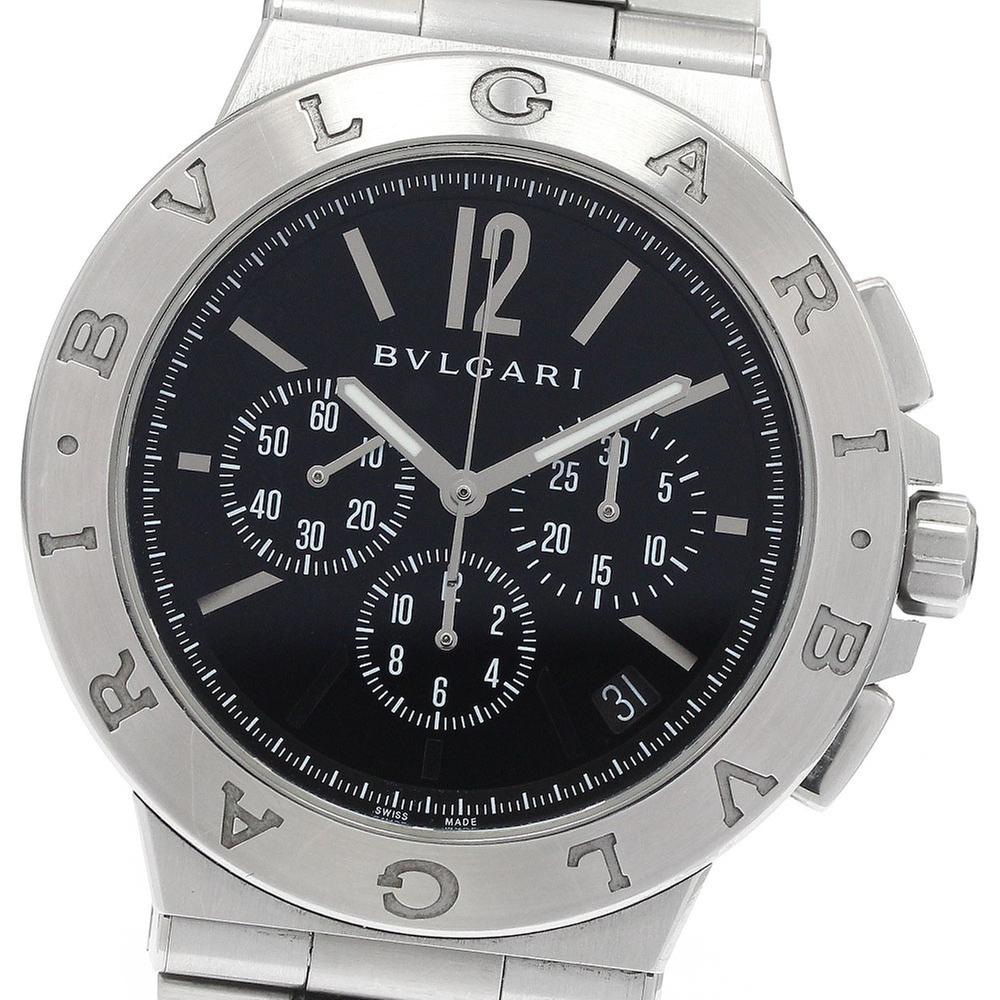 Bulgari Diagono DG41SCH | Black Dial Used (Fair) Men's watch/Unisex Buy in Switzerland